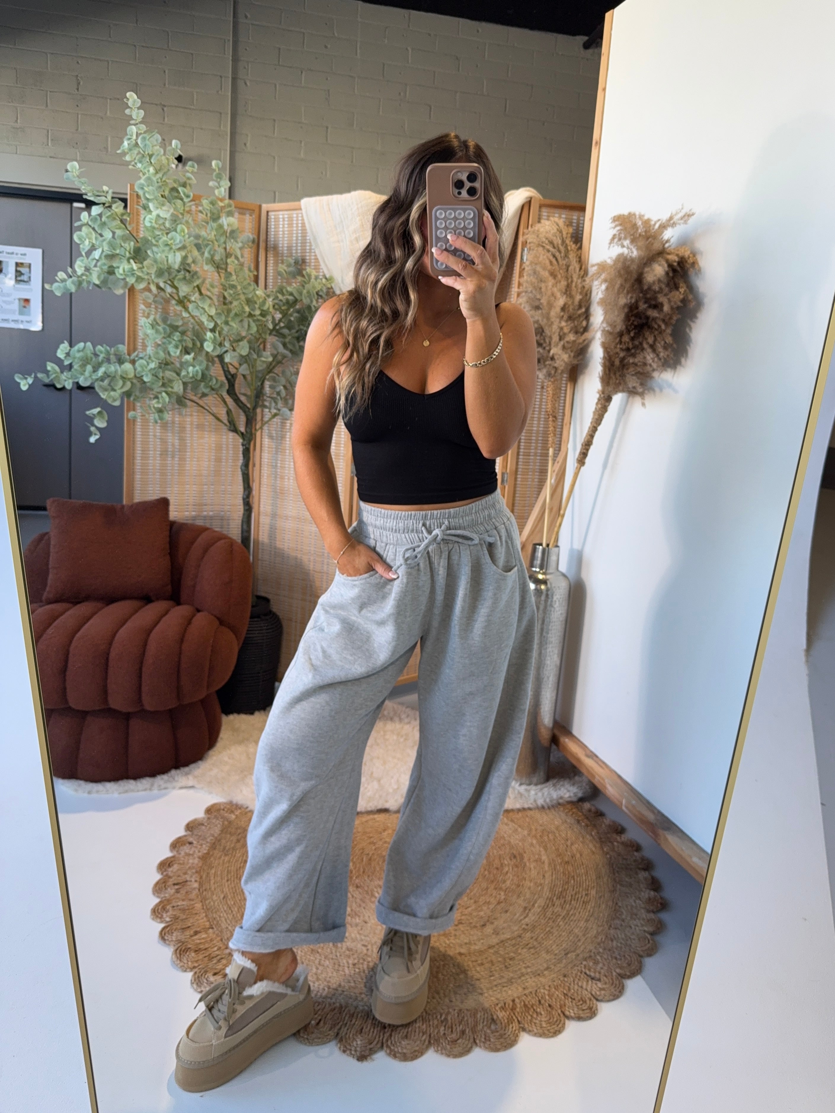 Dakota Ribbed Basic Tank Black