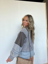 Load image into Gallery viewer, NEVER BETTER WAFFLE TOP DENIM
