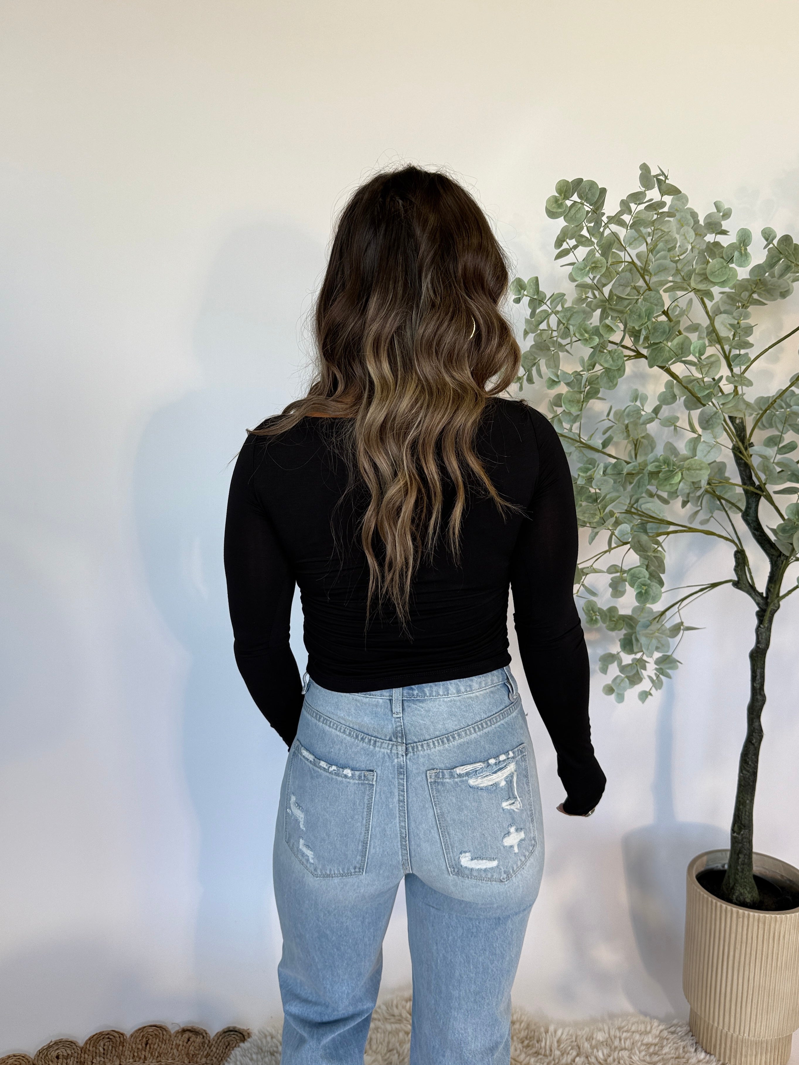 Heaven Sent Long Sleeve Black