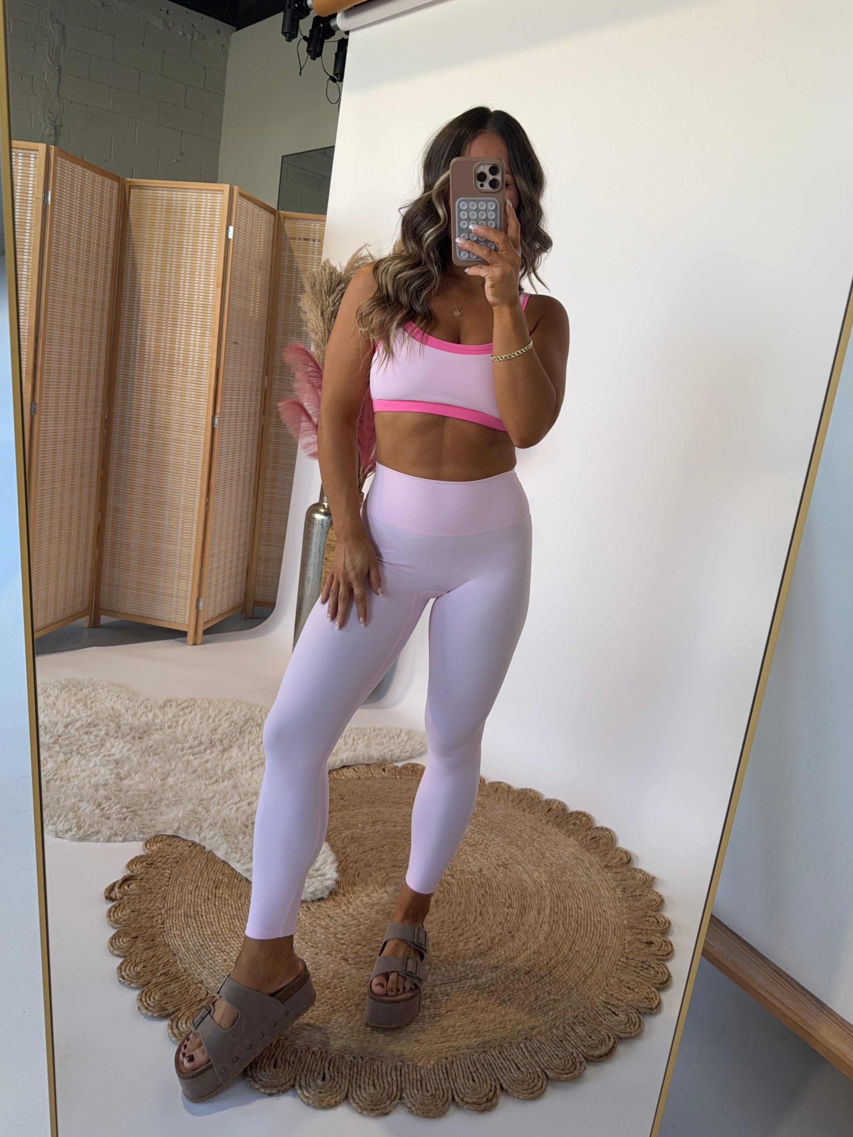 Soft Strength Sports Bra Light Pink