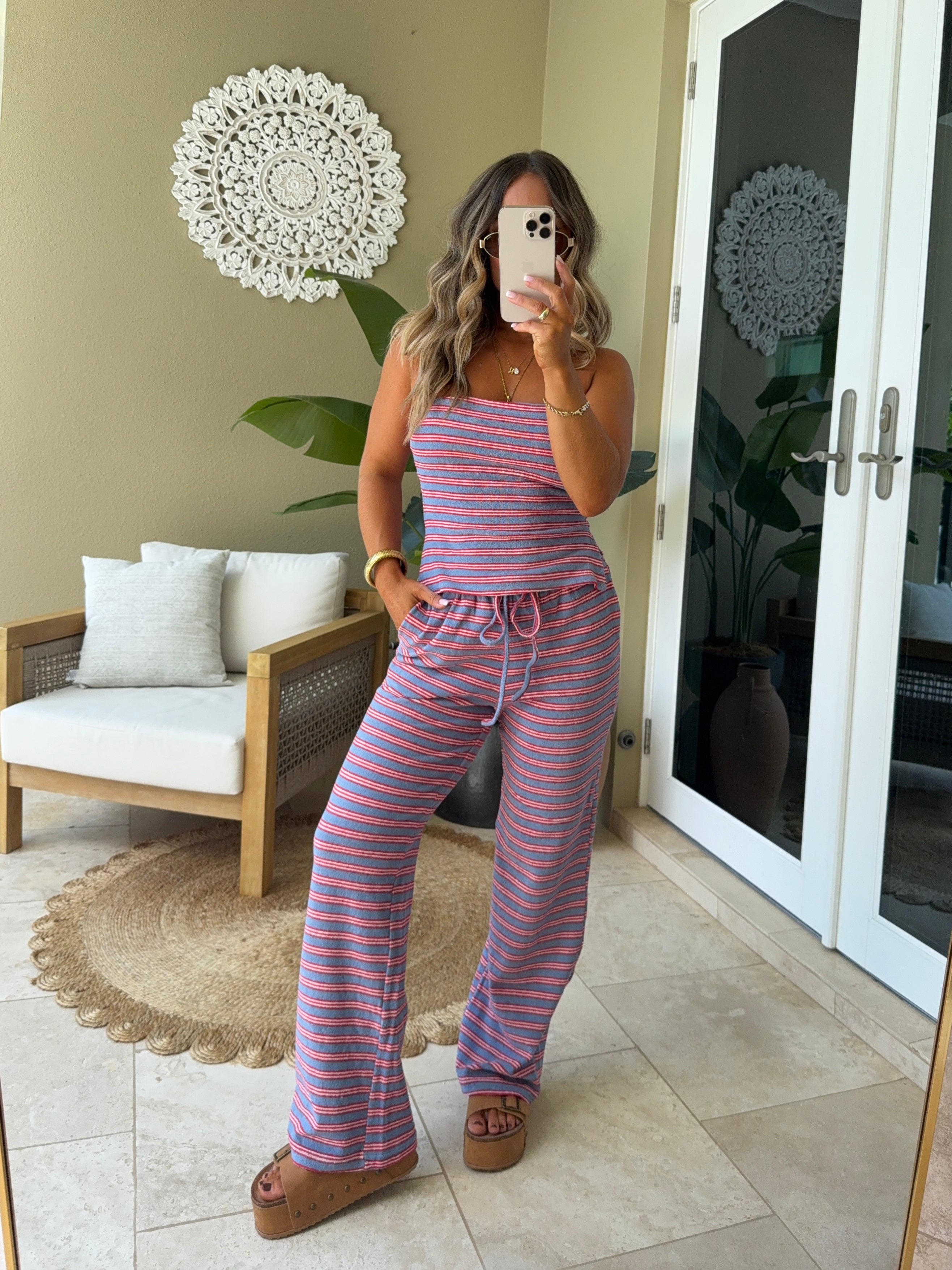 Americana Avenue Striped Set Blue Multi