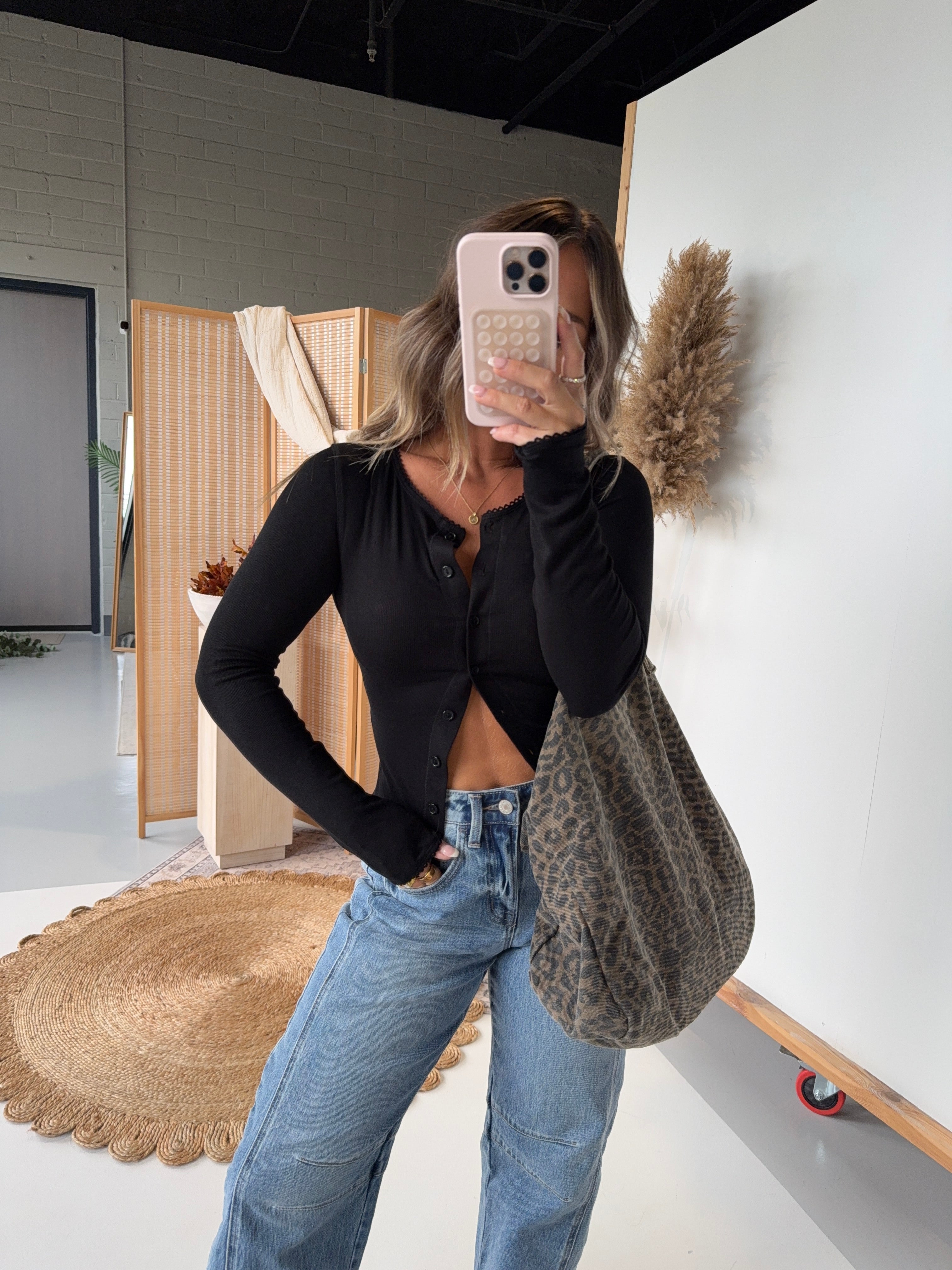 Book Smart Knit Cardigan Black