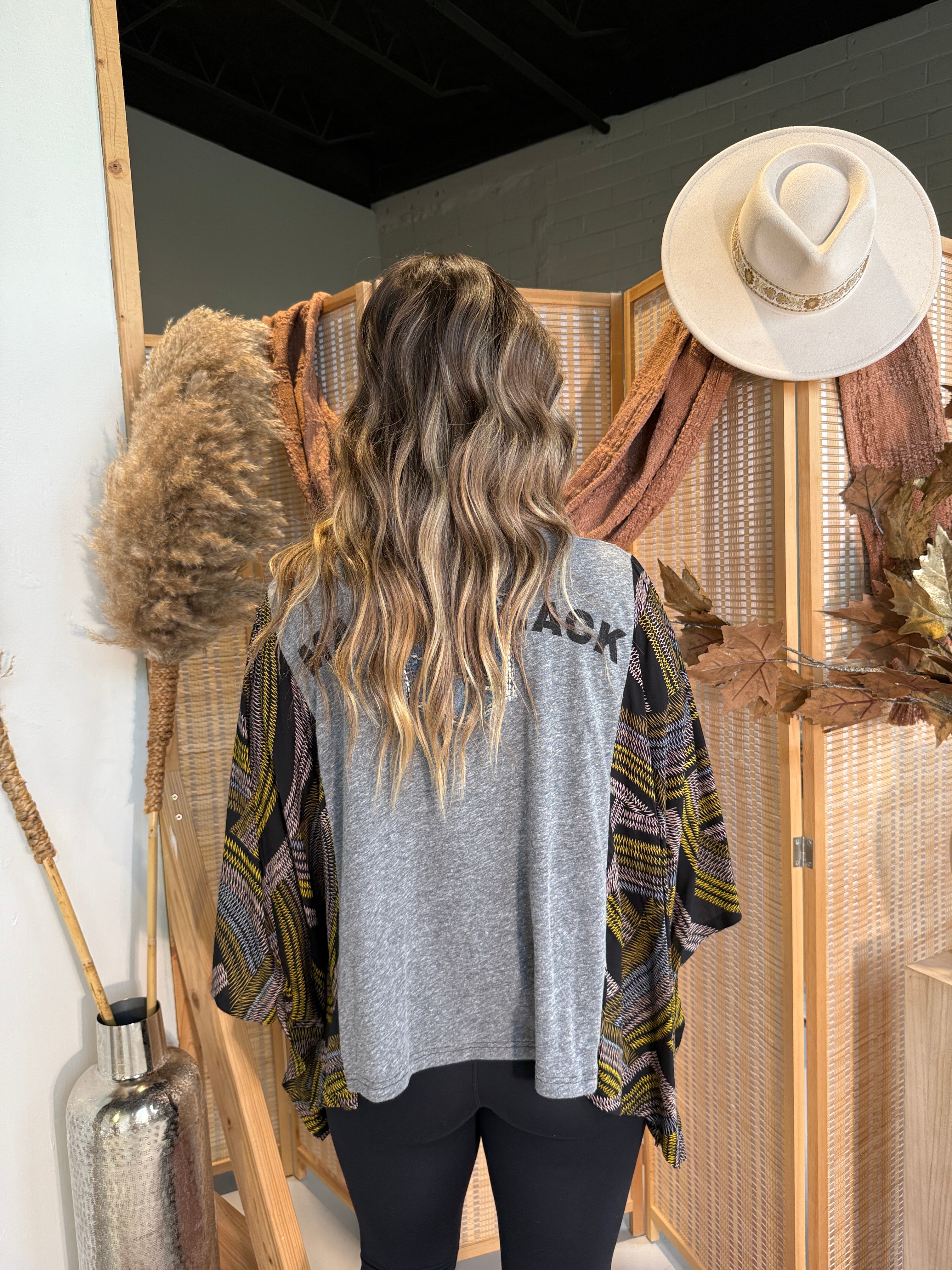 Johnny Cash Mix & Match Tee Grey Multi