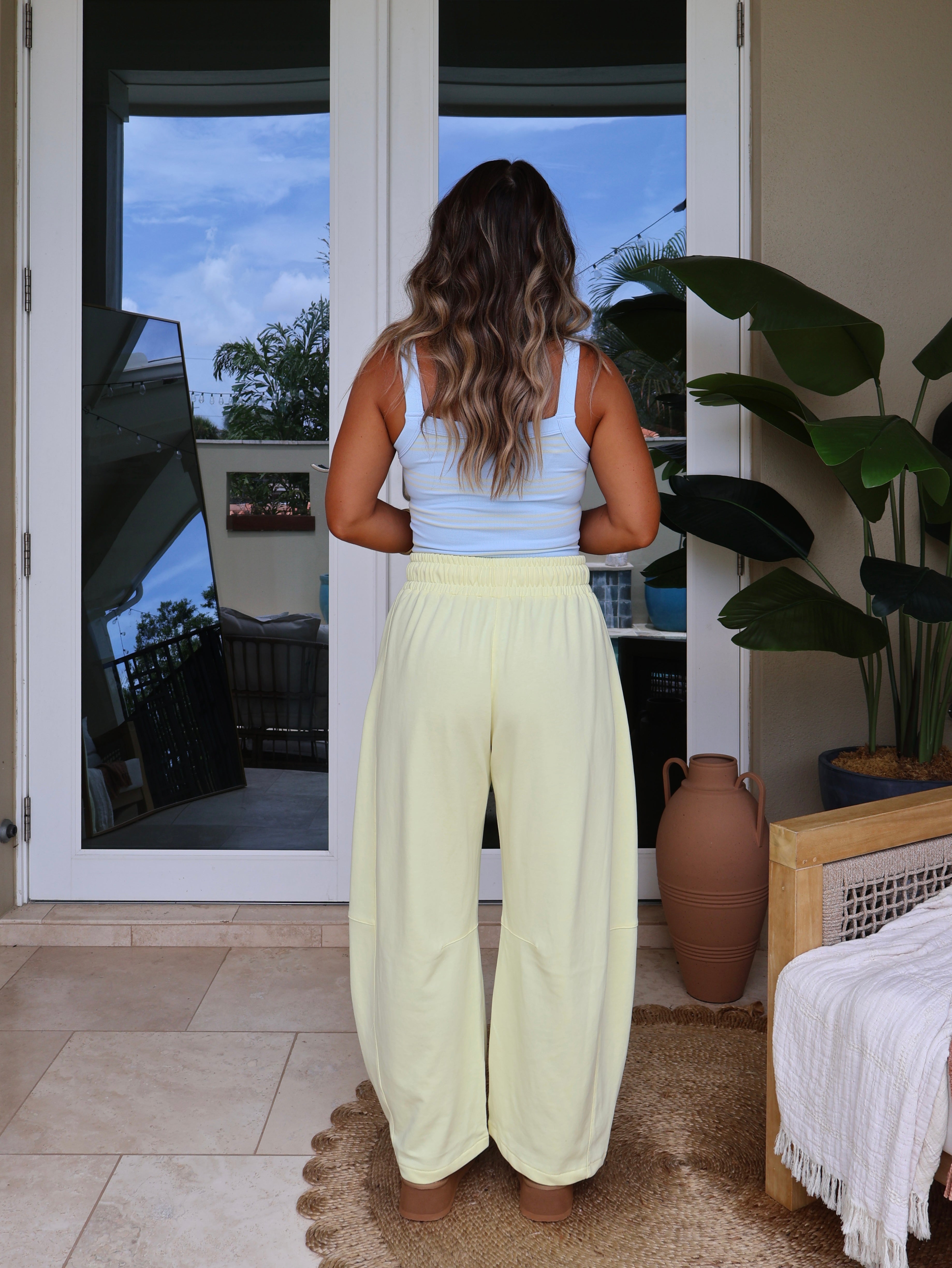 Sweet Season Barrel Sweatpants Butter