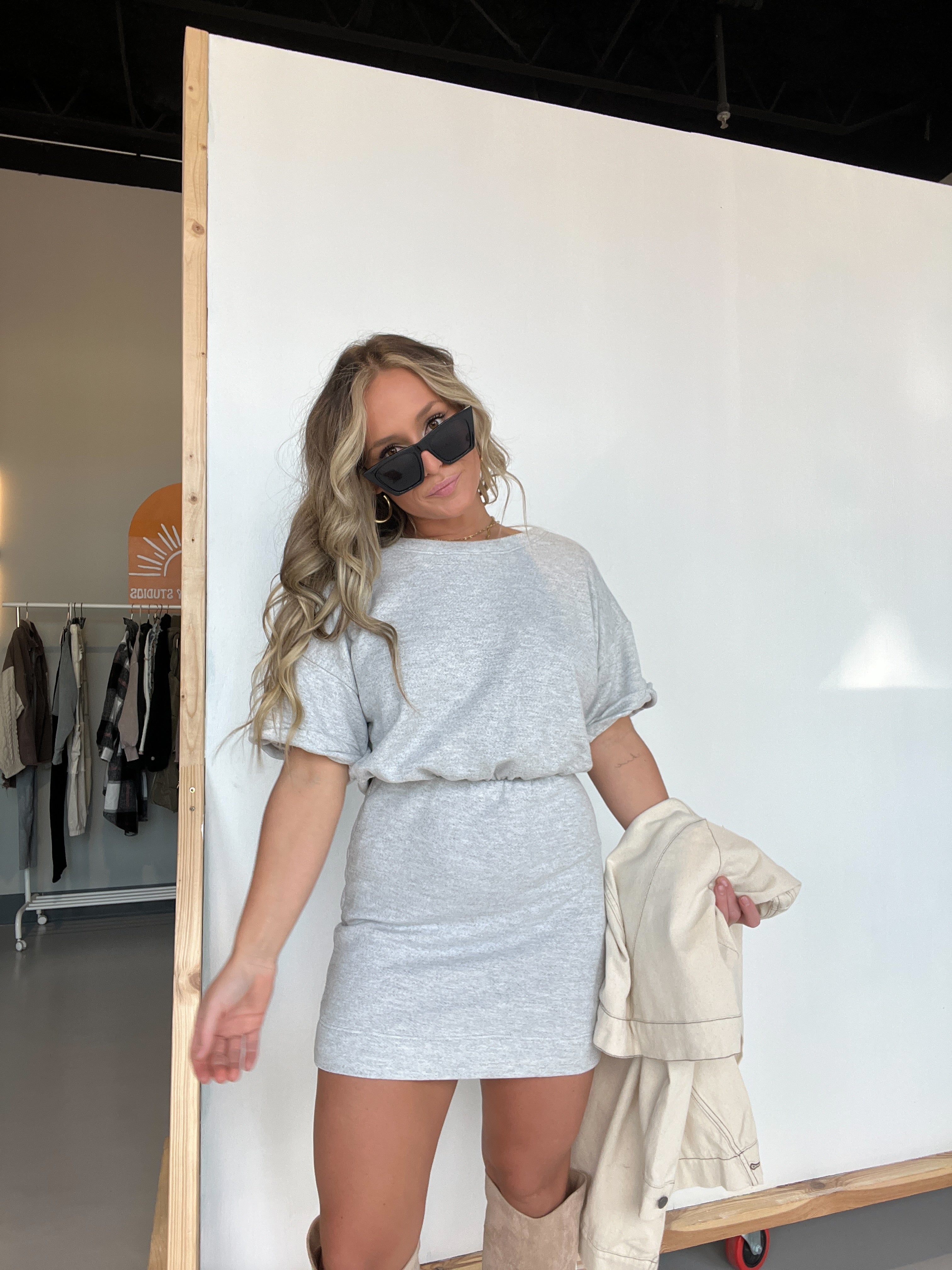 Trixie Sweatshirt Mini Dress