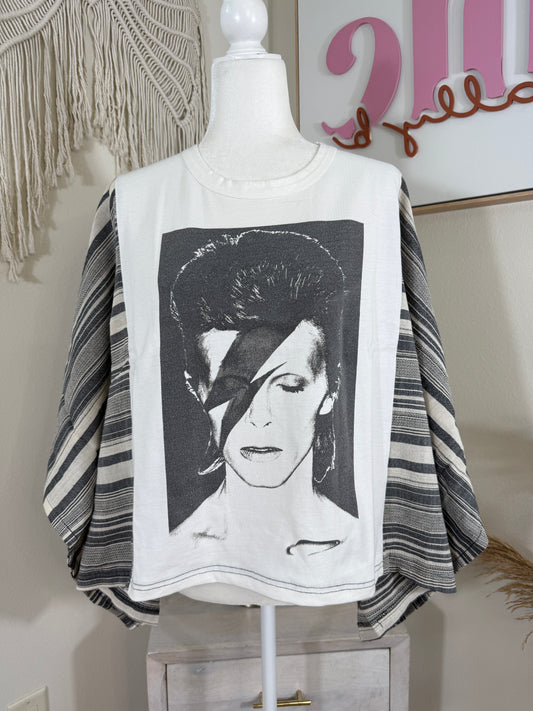 Bowie Mix & Match Tee White Stripe