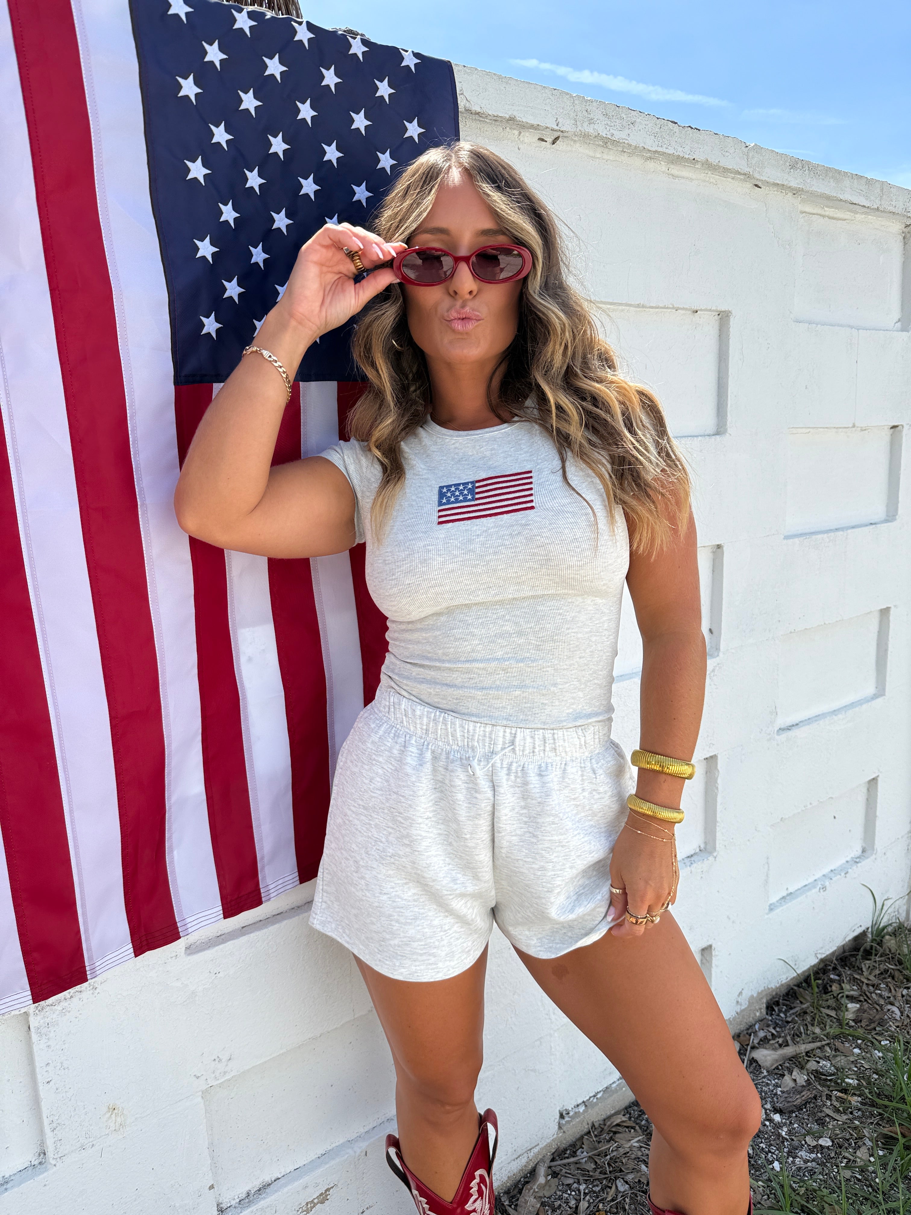 Firework Lounger Shorts Heather Grey