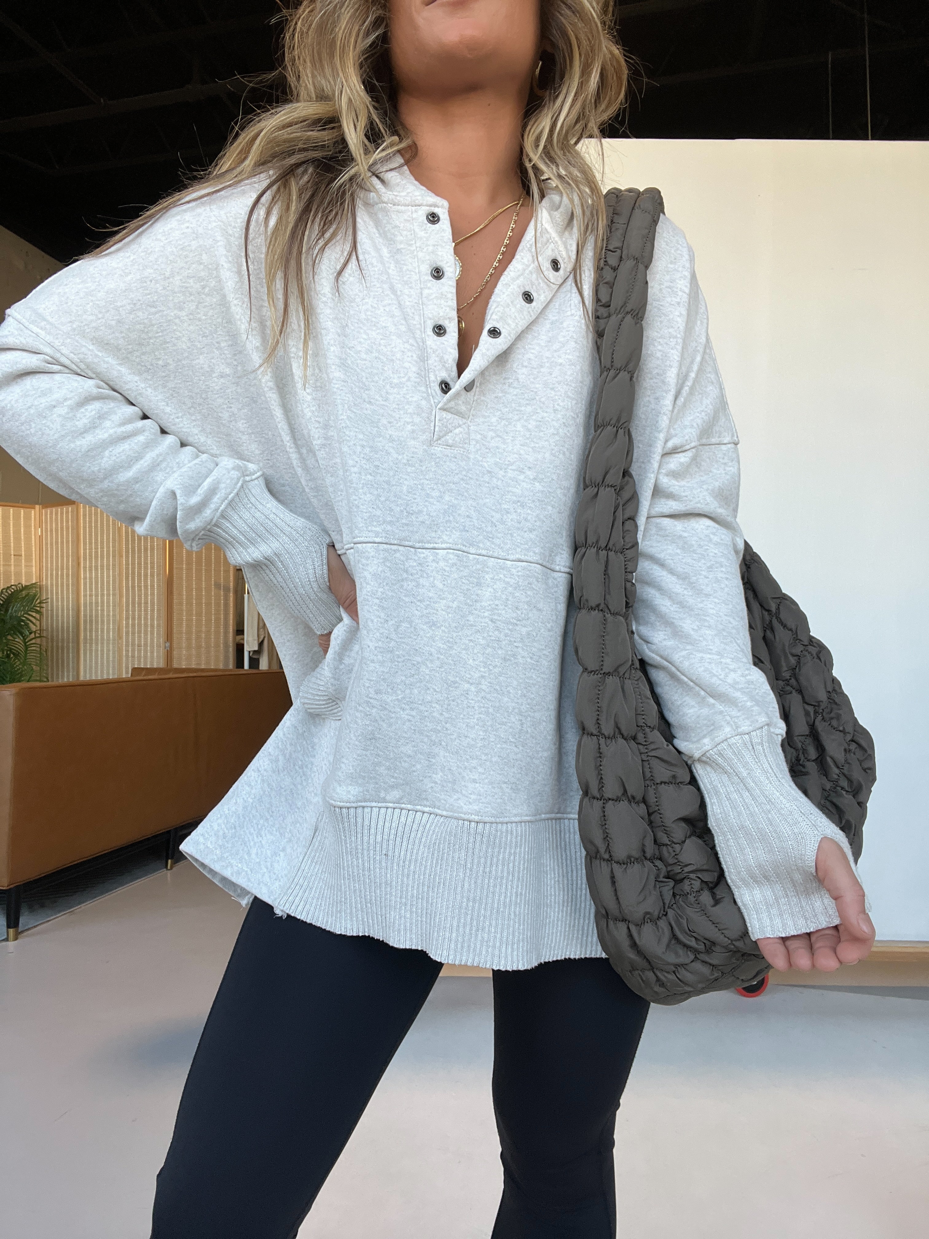 First Class Hoodie Grey