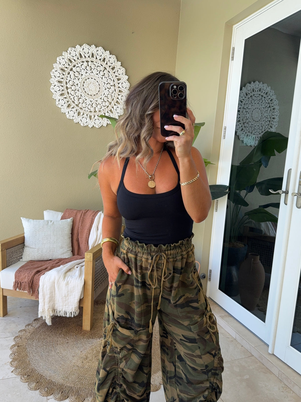 Lydia Halter Tank Black