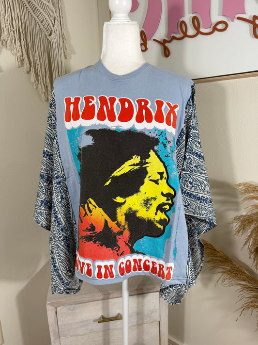 Hendrix Mix & Match Tee Blue Floral