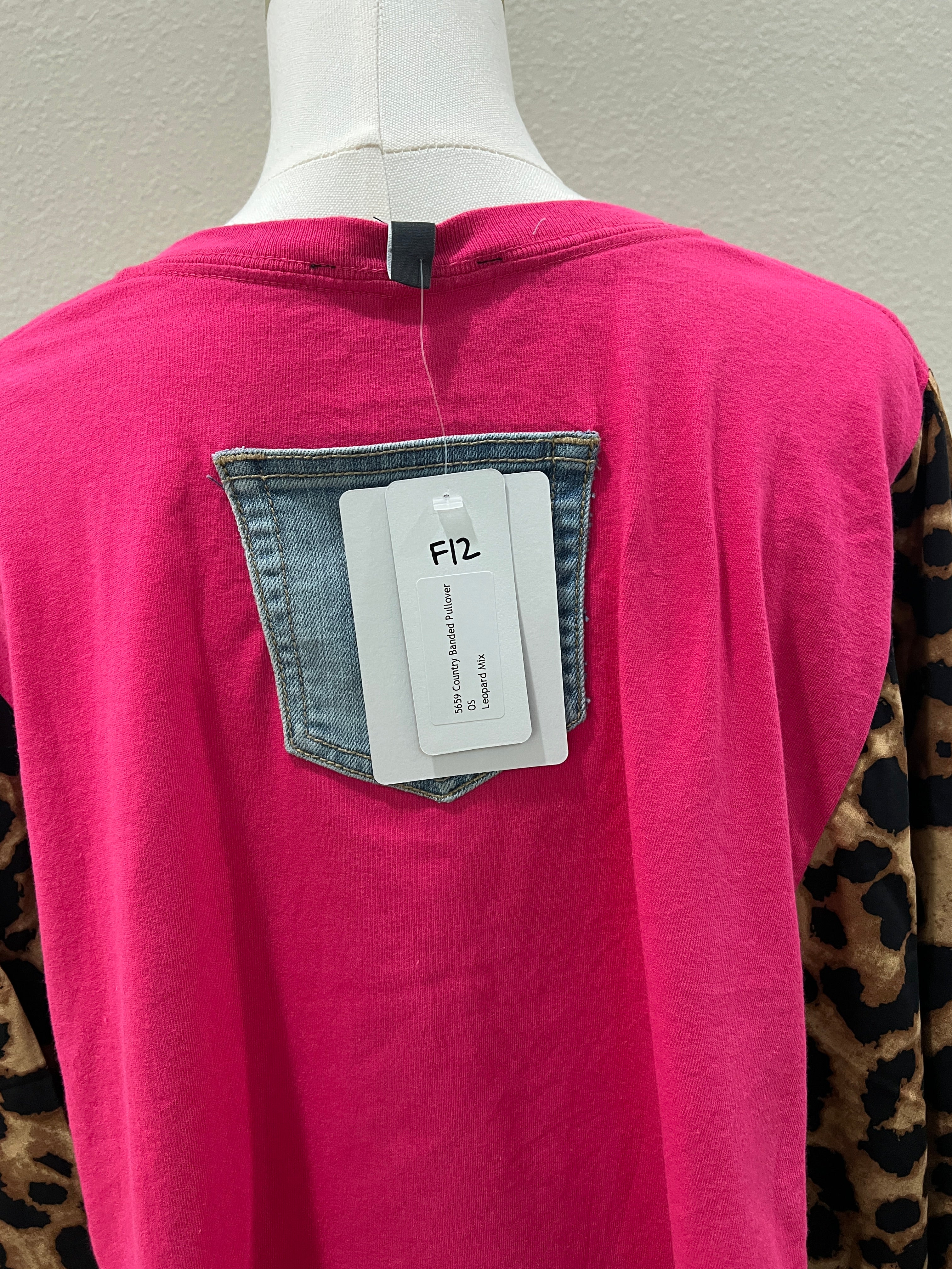 Alan Jackson Mix & Match Tee Pink Cheetah