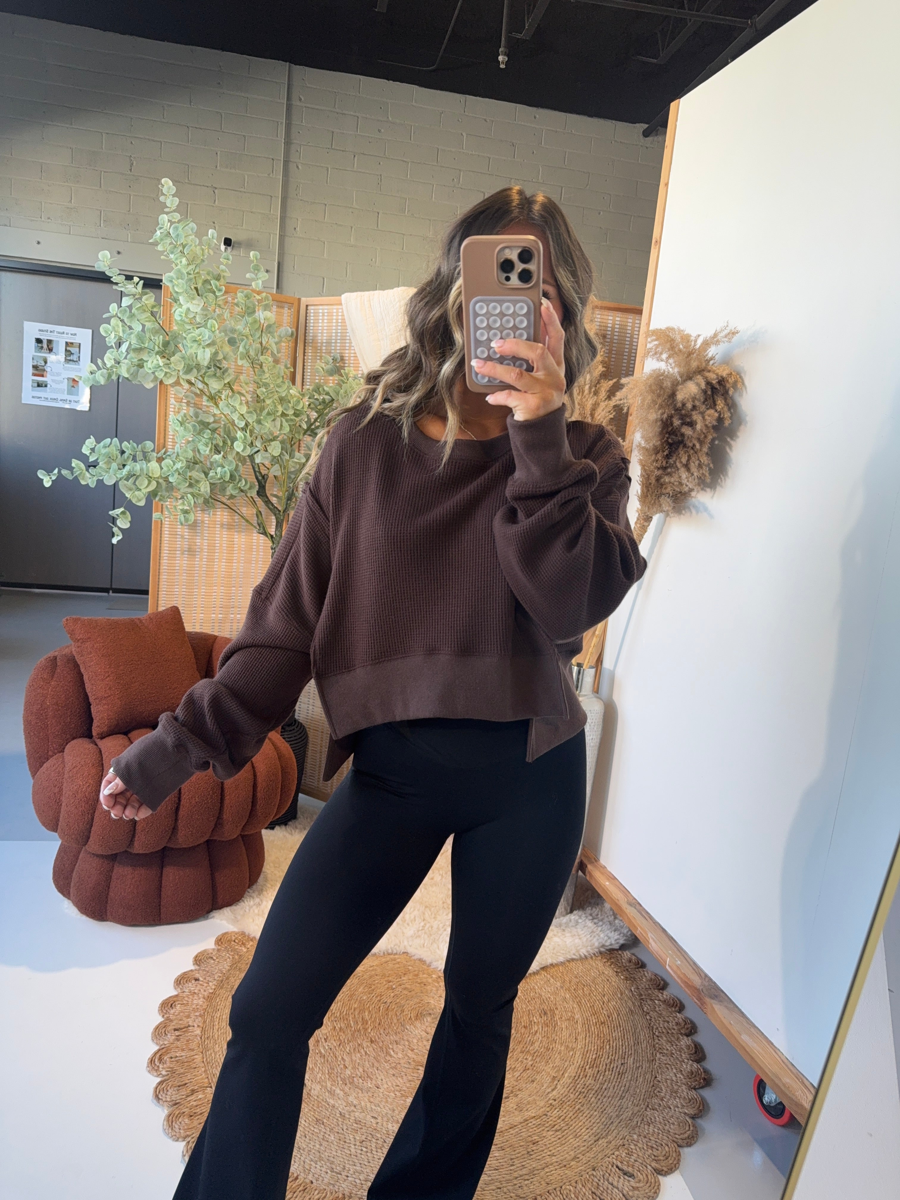 Home with You Waffle Top Chocolate