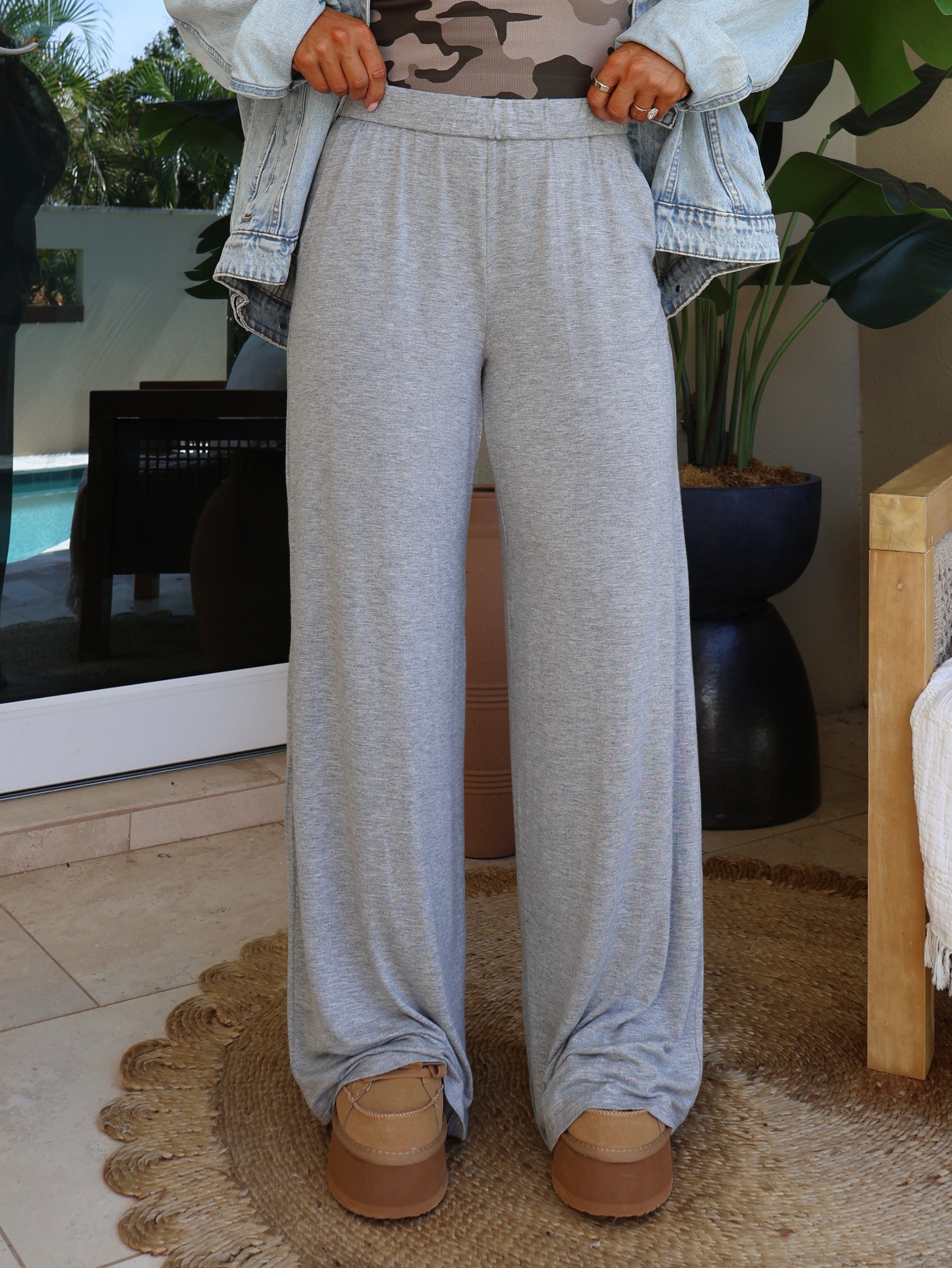 Slow Morning Lounge Pants Heather Grey
