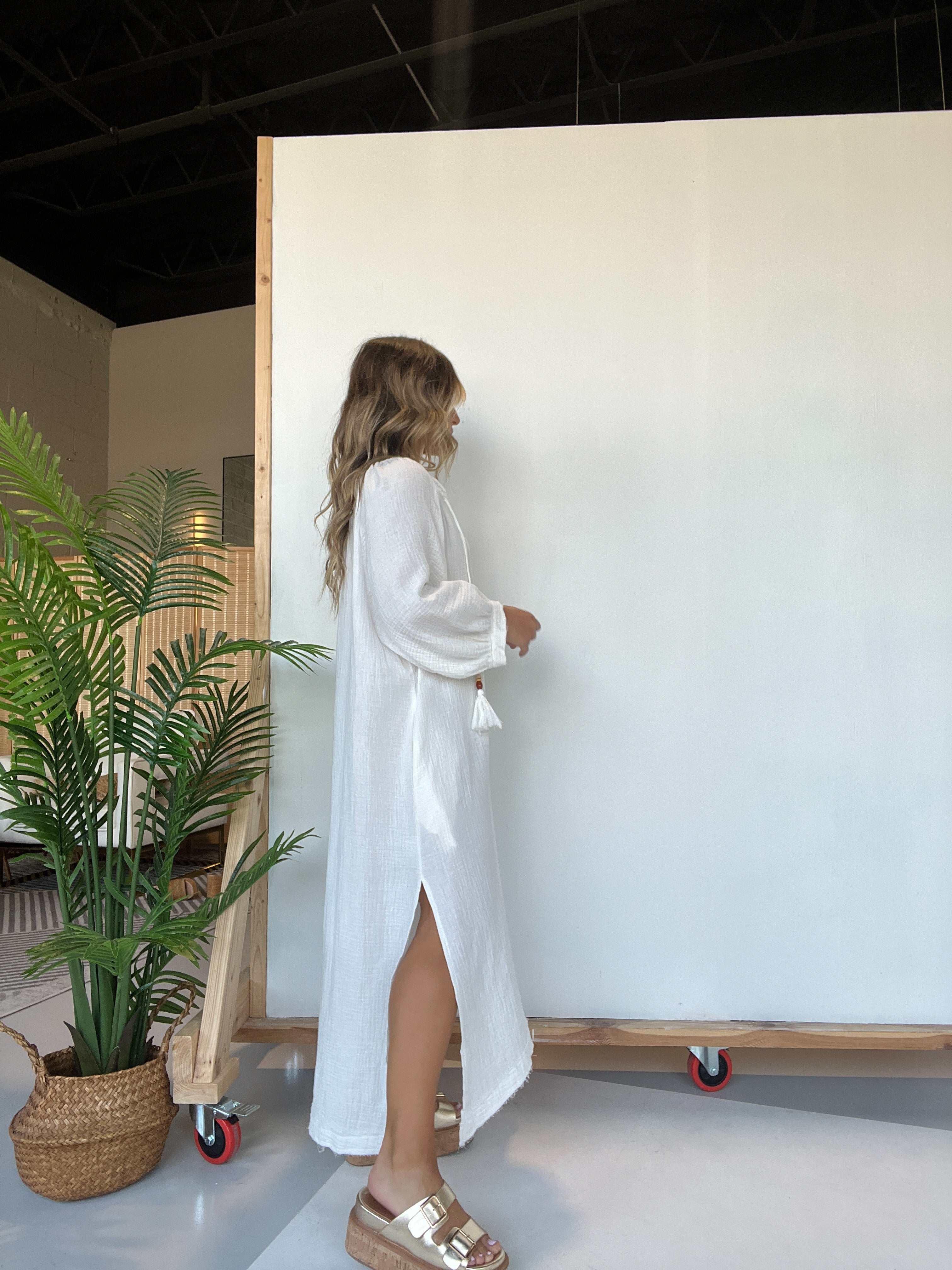 Turks Mumu Off White