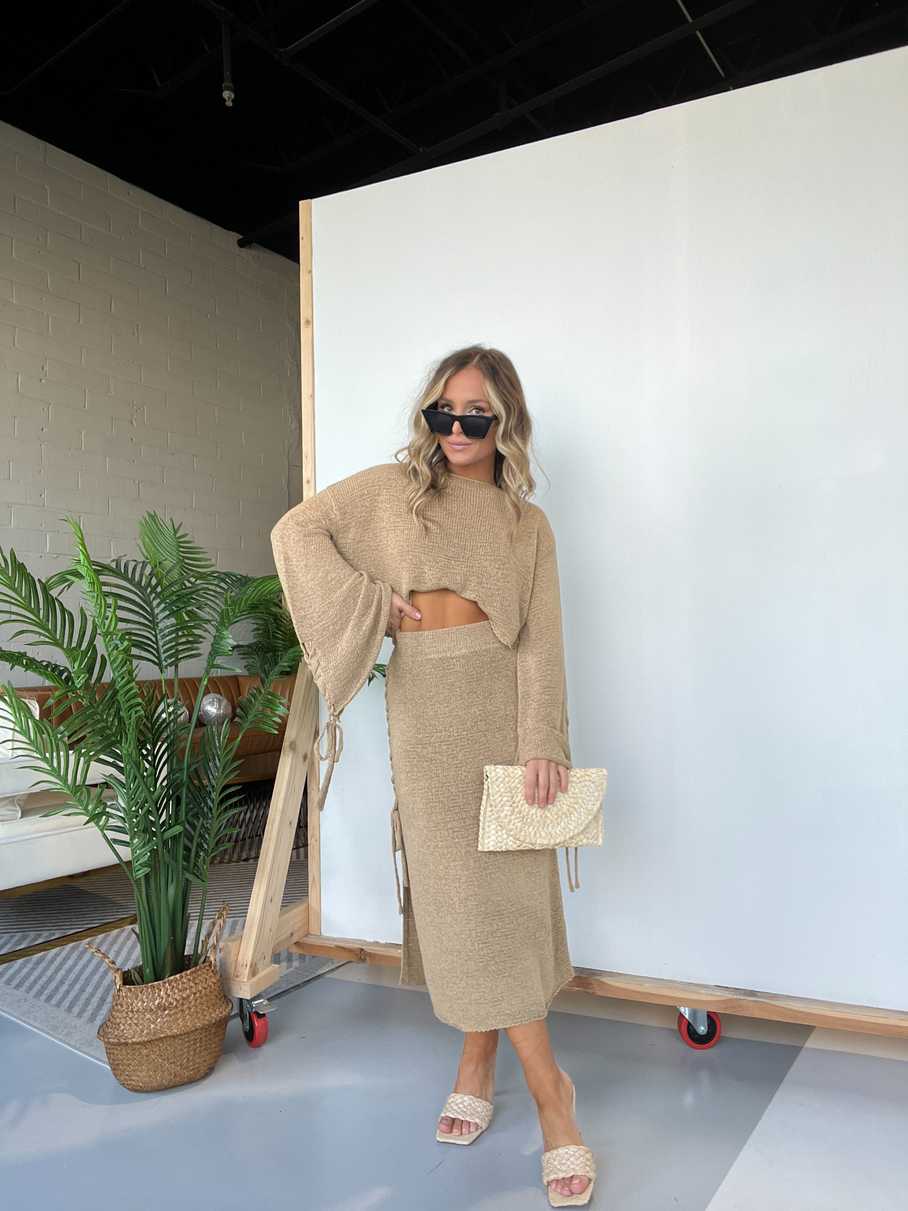 Girls Trip Raffia Stiletto Heels Natural