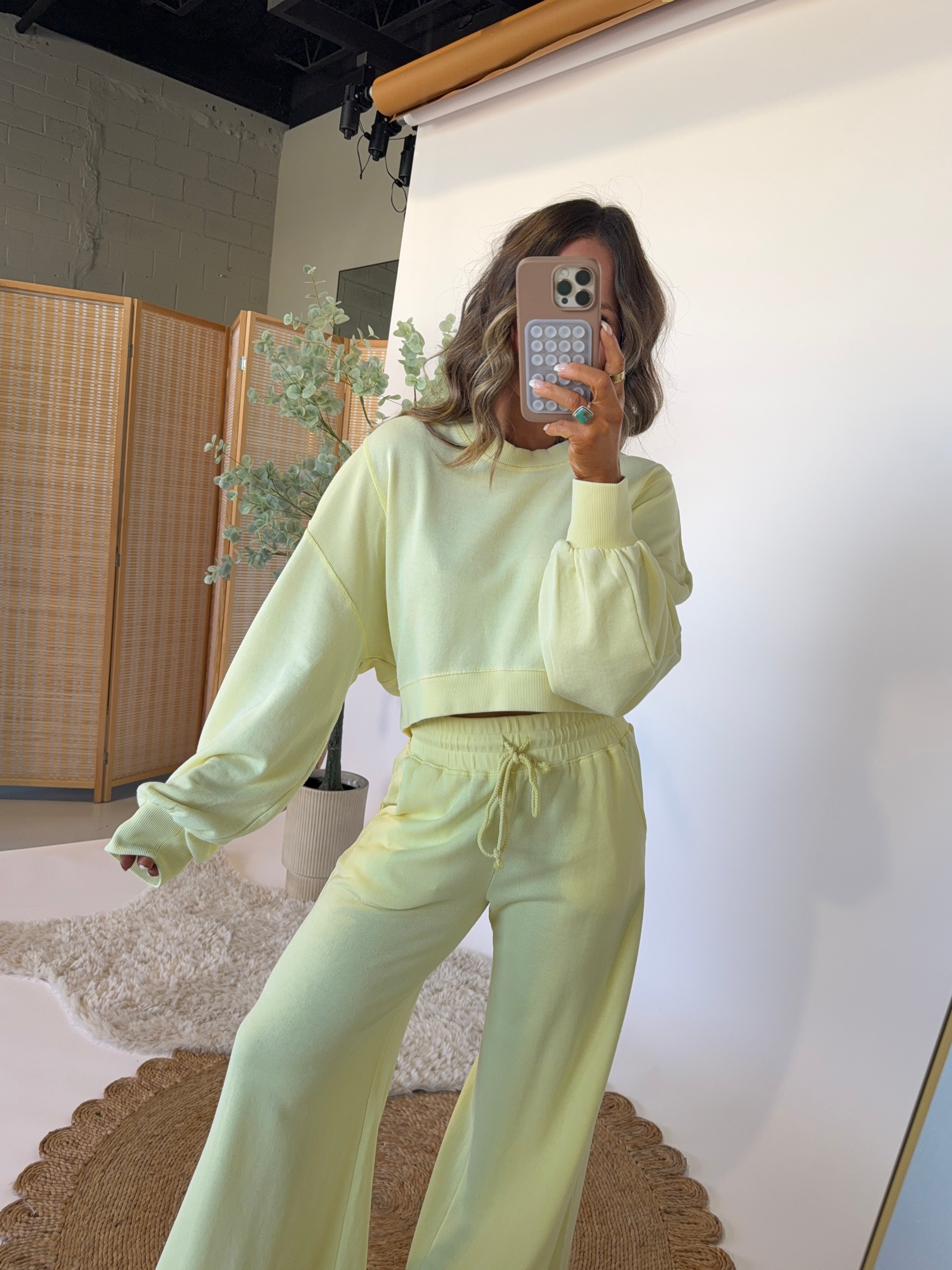 Coffee Shop Mornings Pullover Lemonade