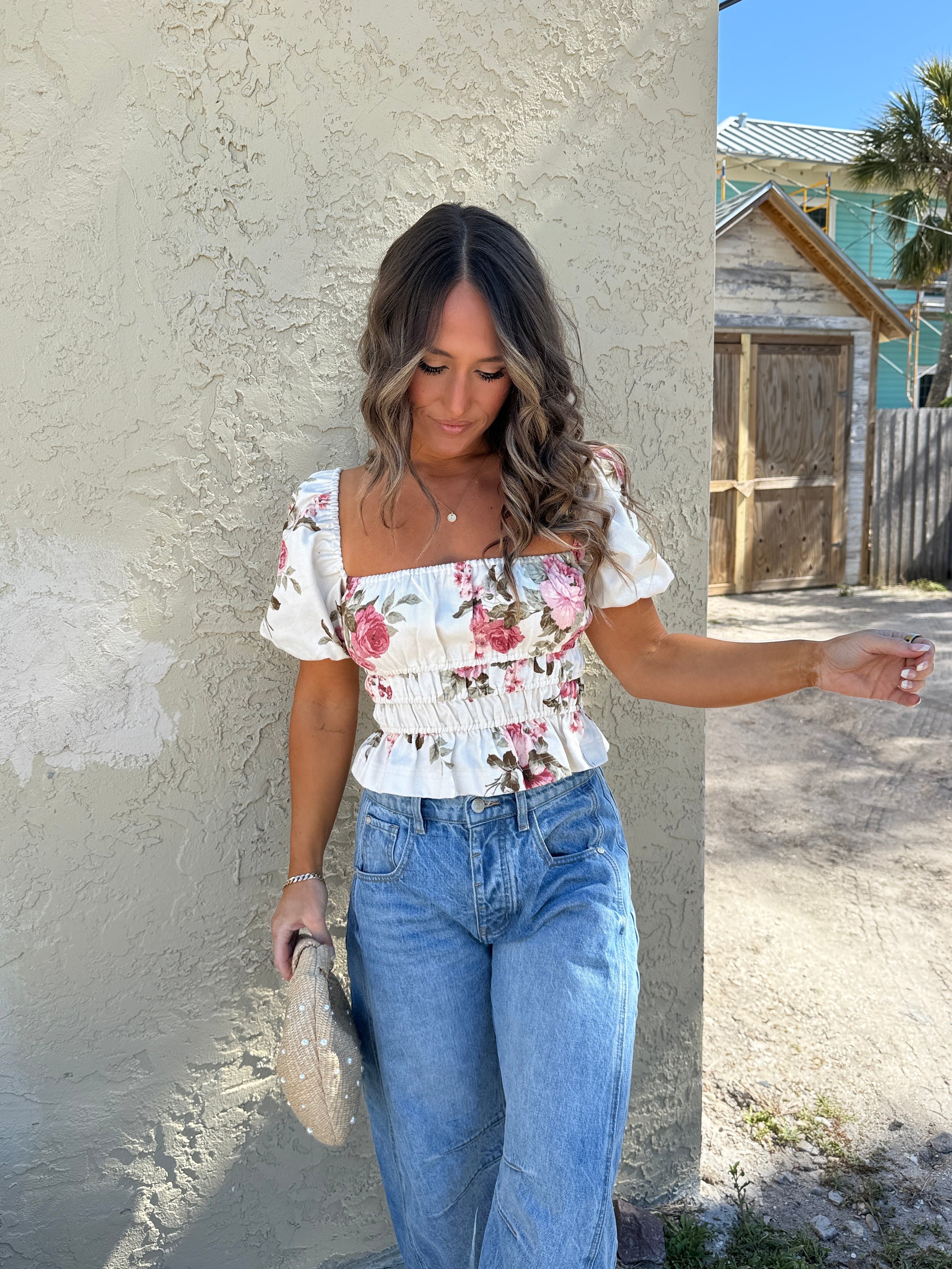 Meadow Muse Top Natural Pink