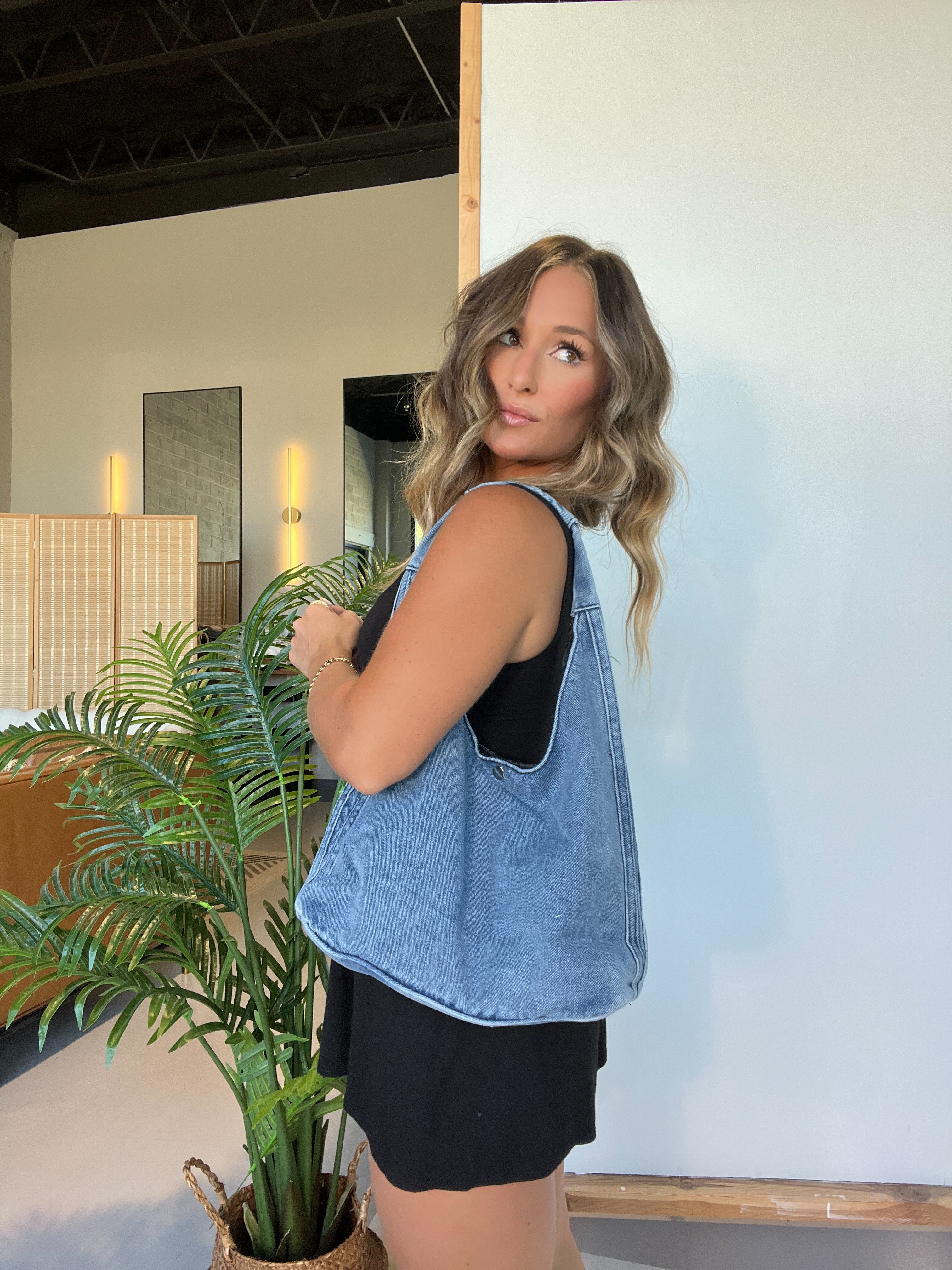 Denim Dreamer Hobo Bag Light Blue