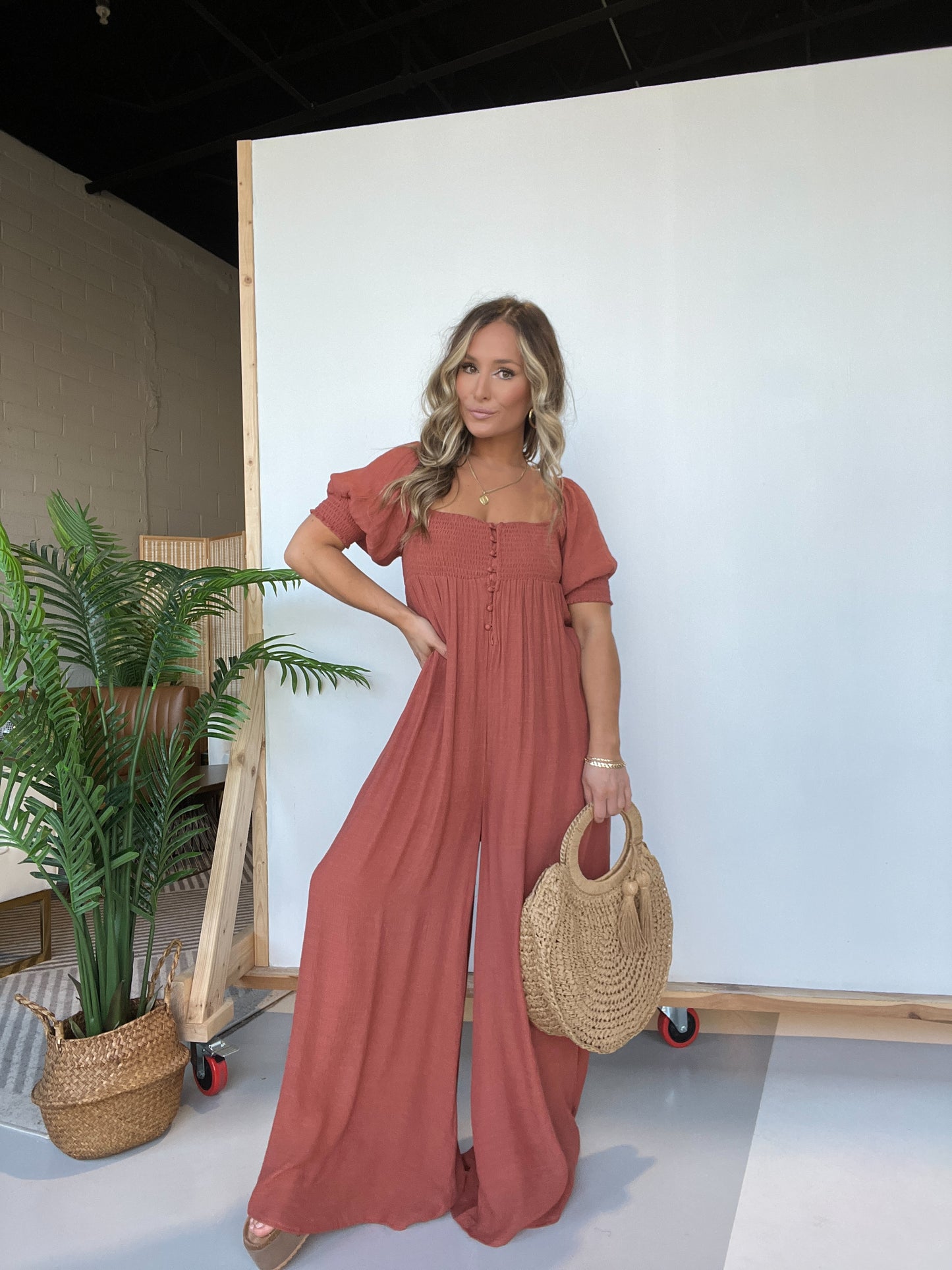 Made For This Jumpsuit Marsala