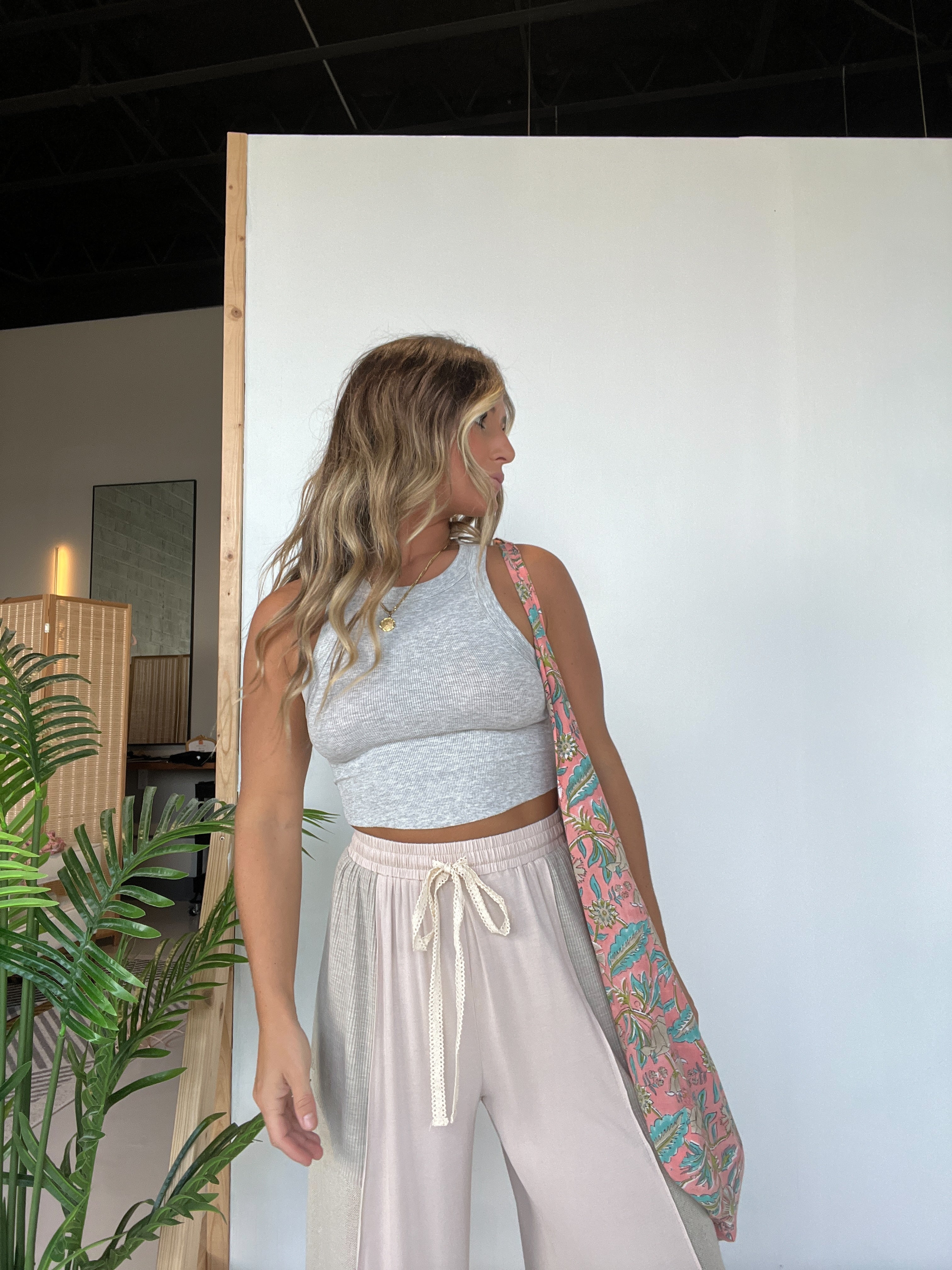 Midday Lounge Tank Heather grey