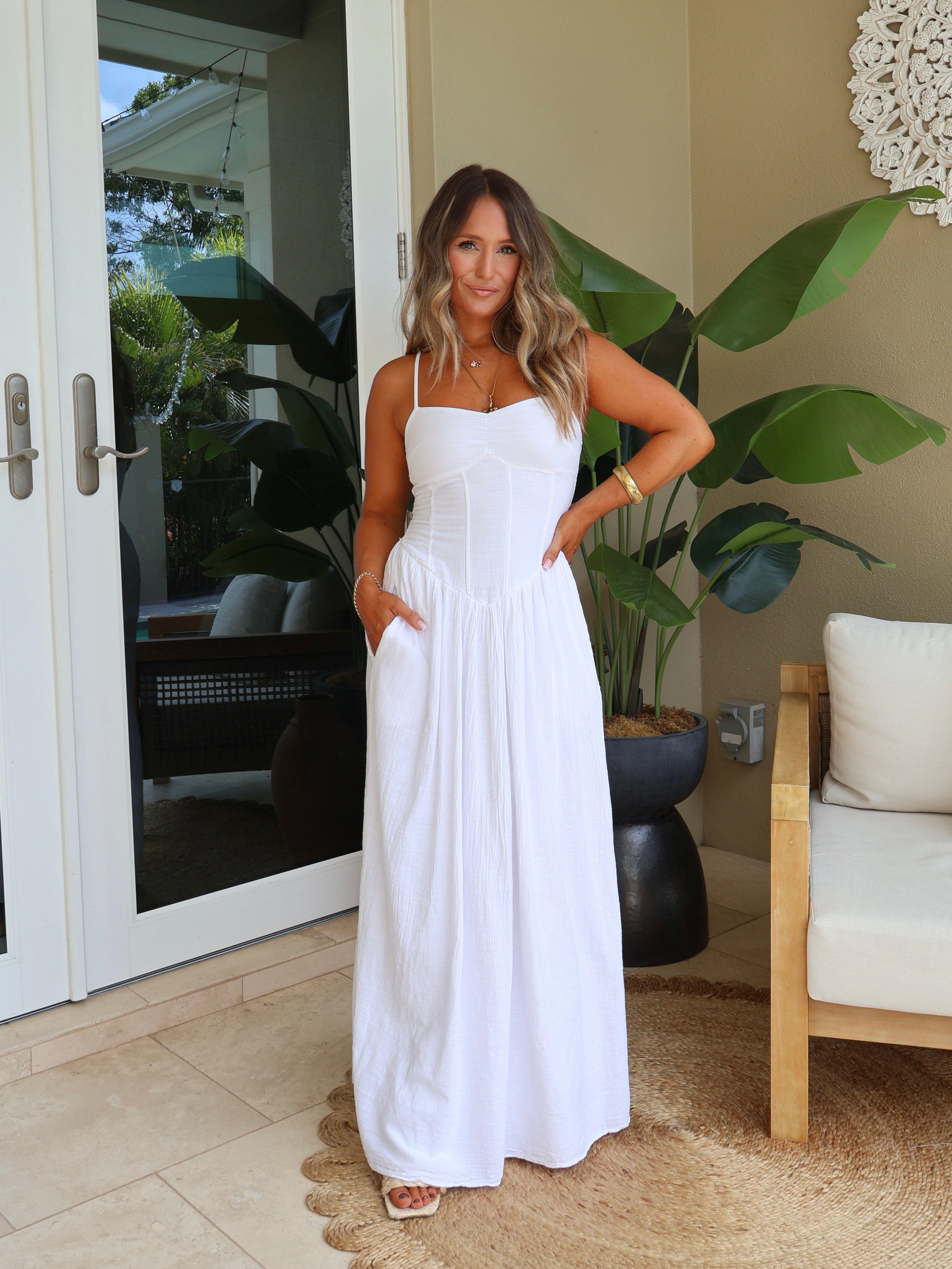 Love Story Maxi Dress White