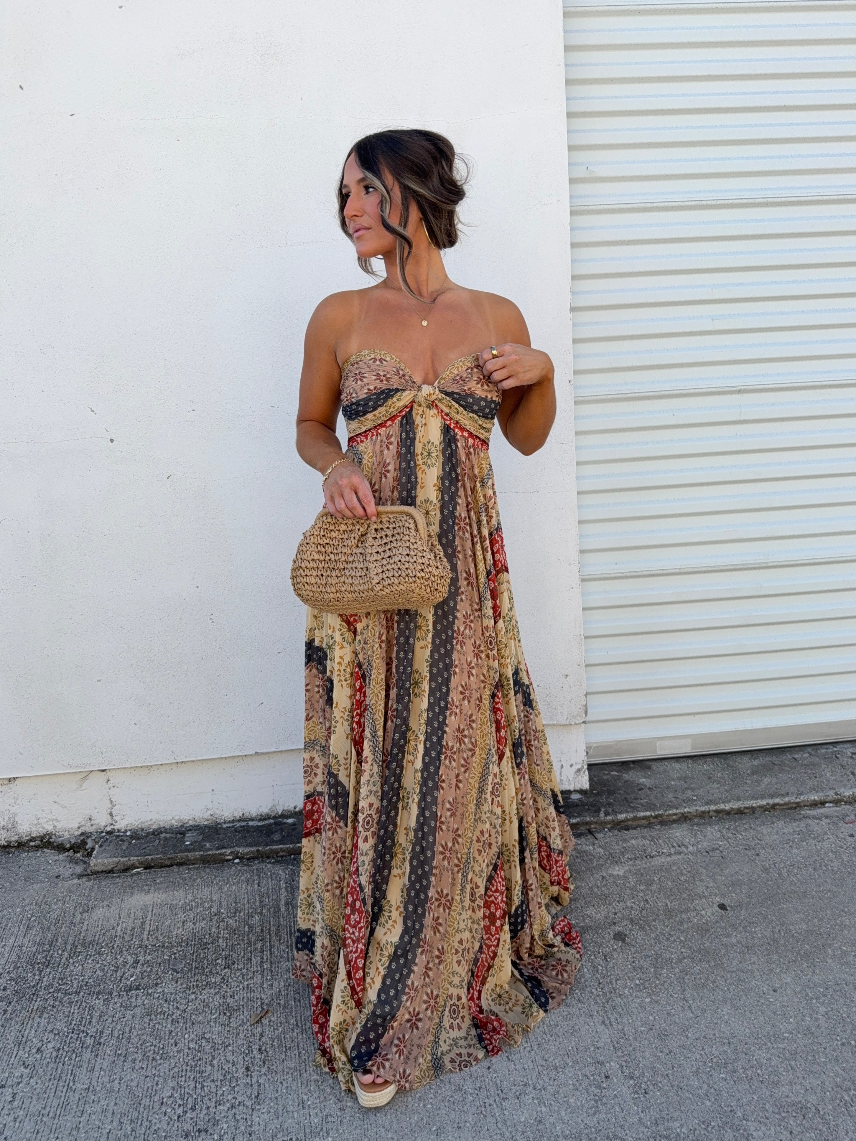 brown maxi dress for beach Petal and Pup Women's Wilston Maxi Dress