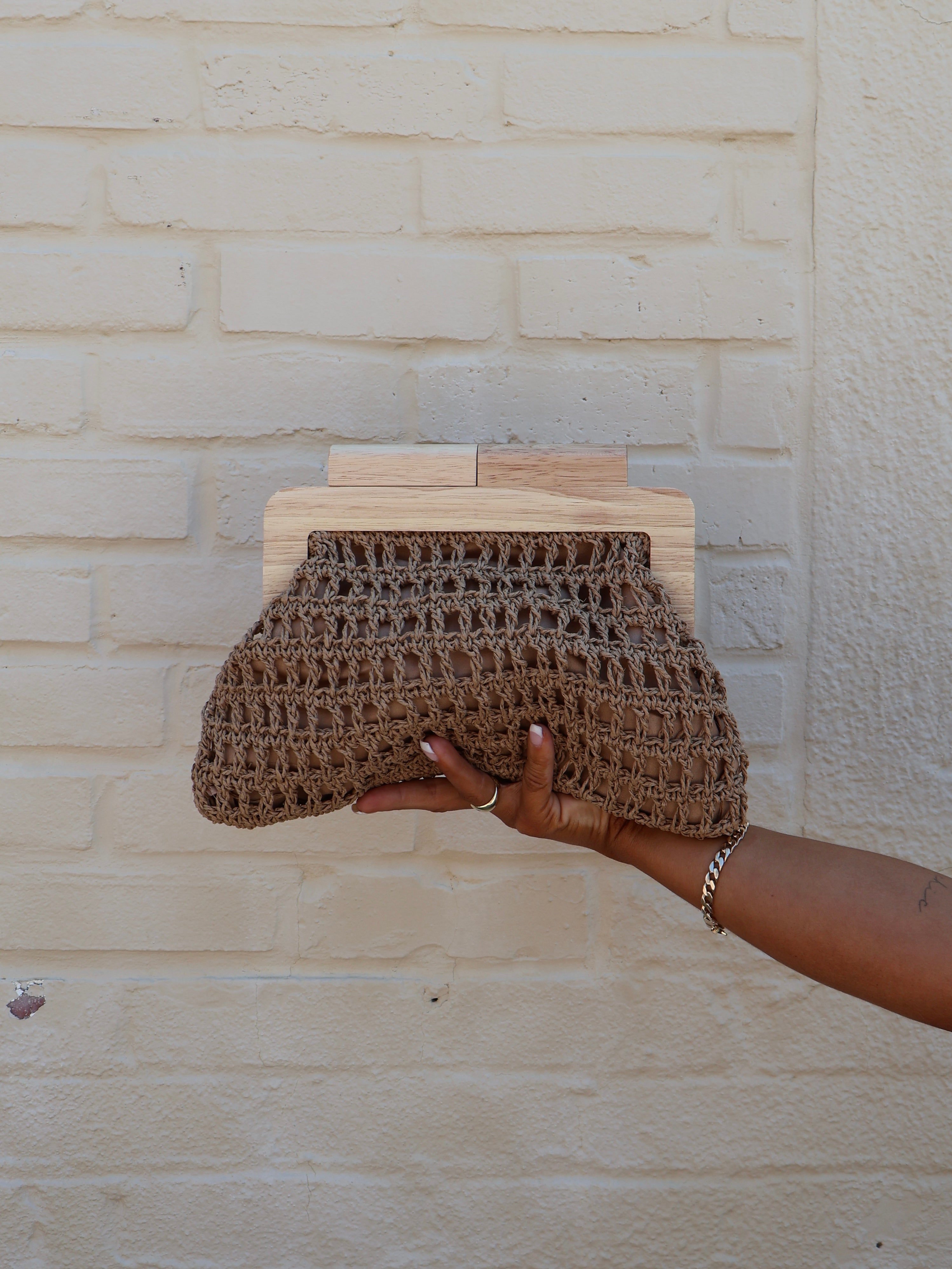 Taylor Braided Clutch