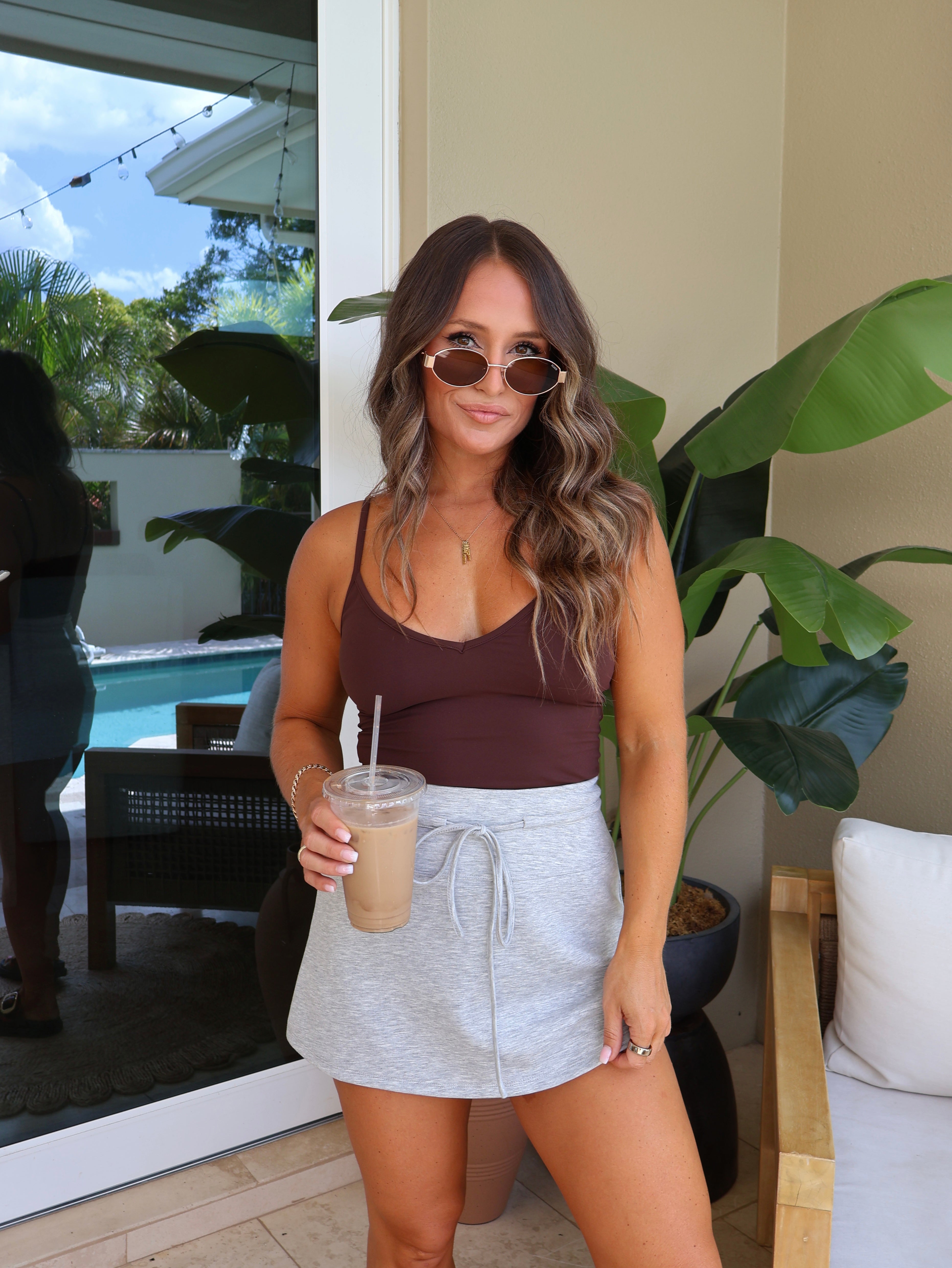 Cameron Basic Tank Dark Brown