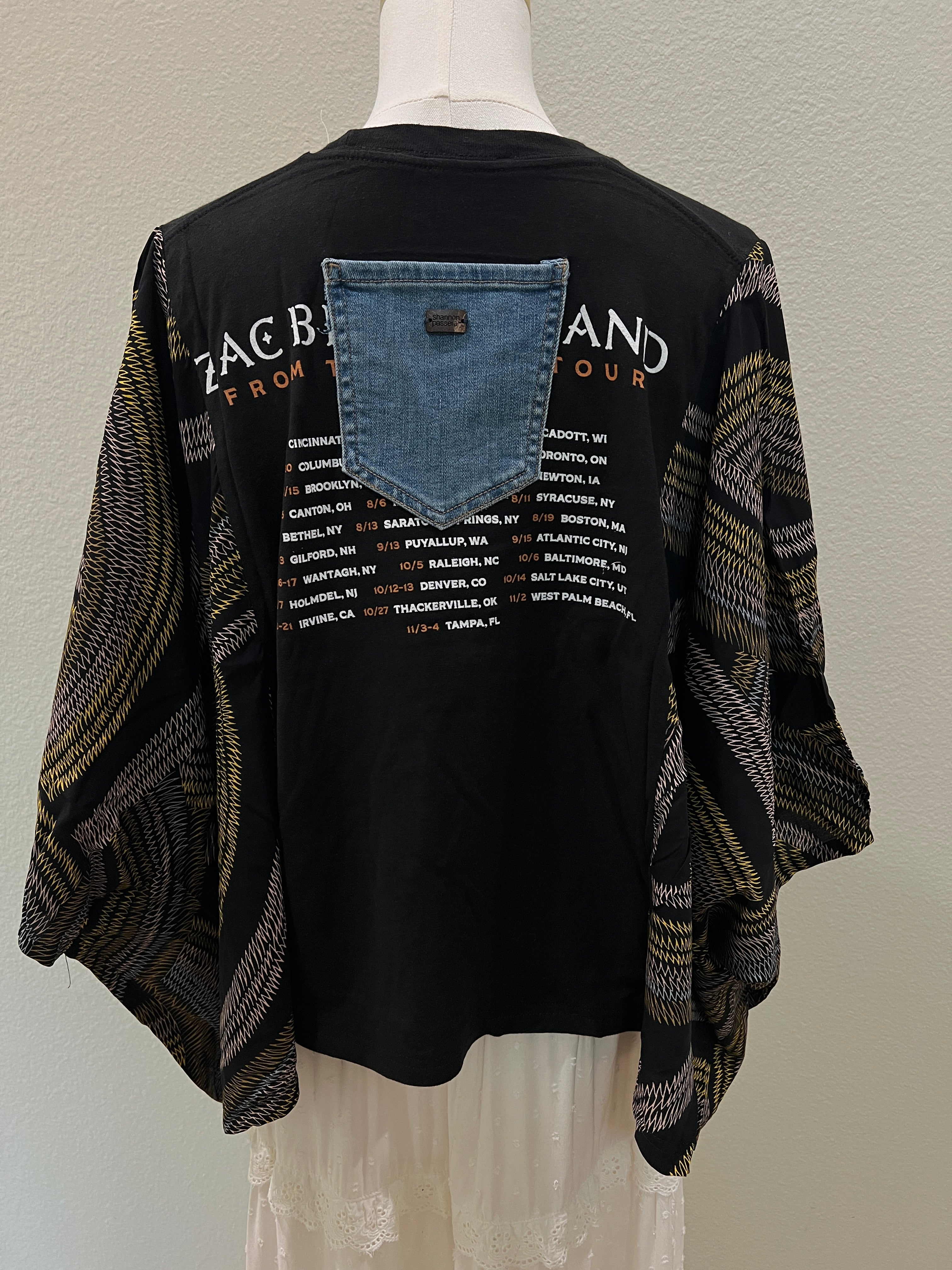 Zac Brown Band Mix & Match Tee Black Multi