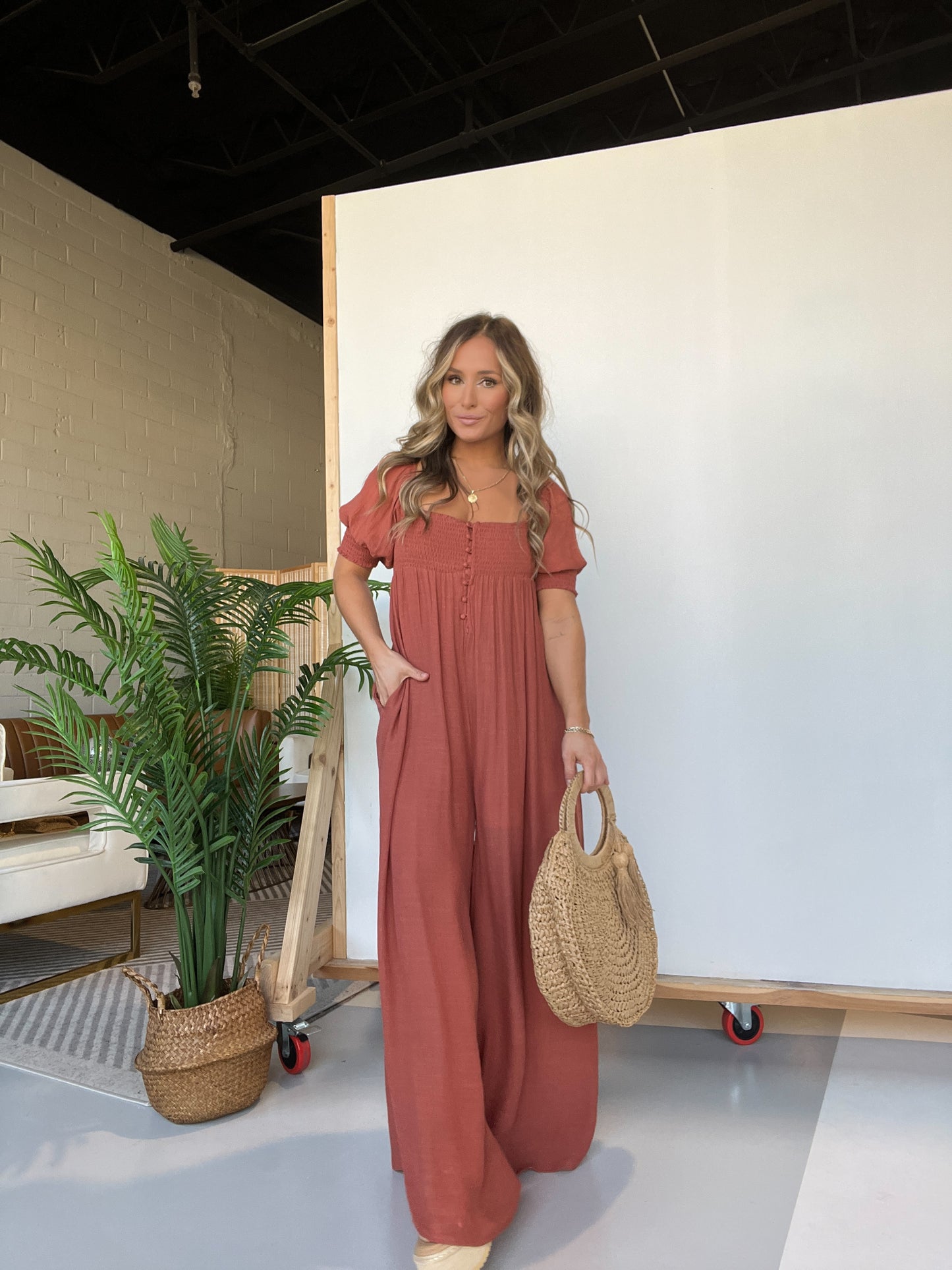 Made For This Jumpsuit Marsala