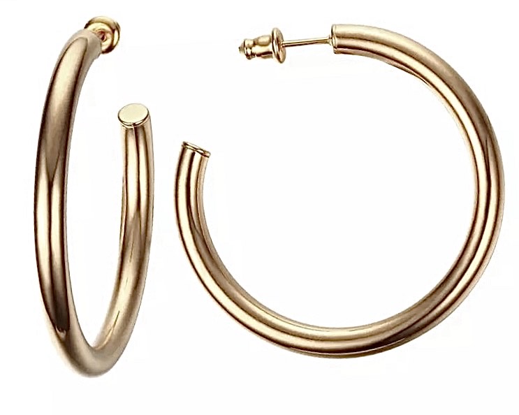 Clara Hoop Earrings Gold