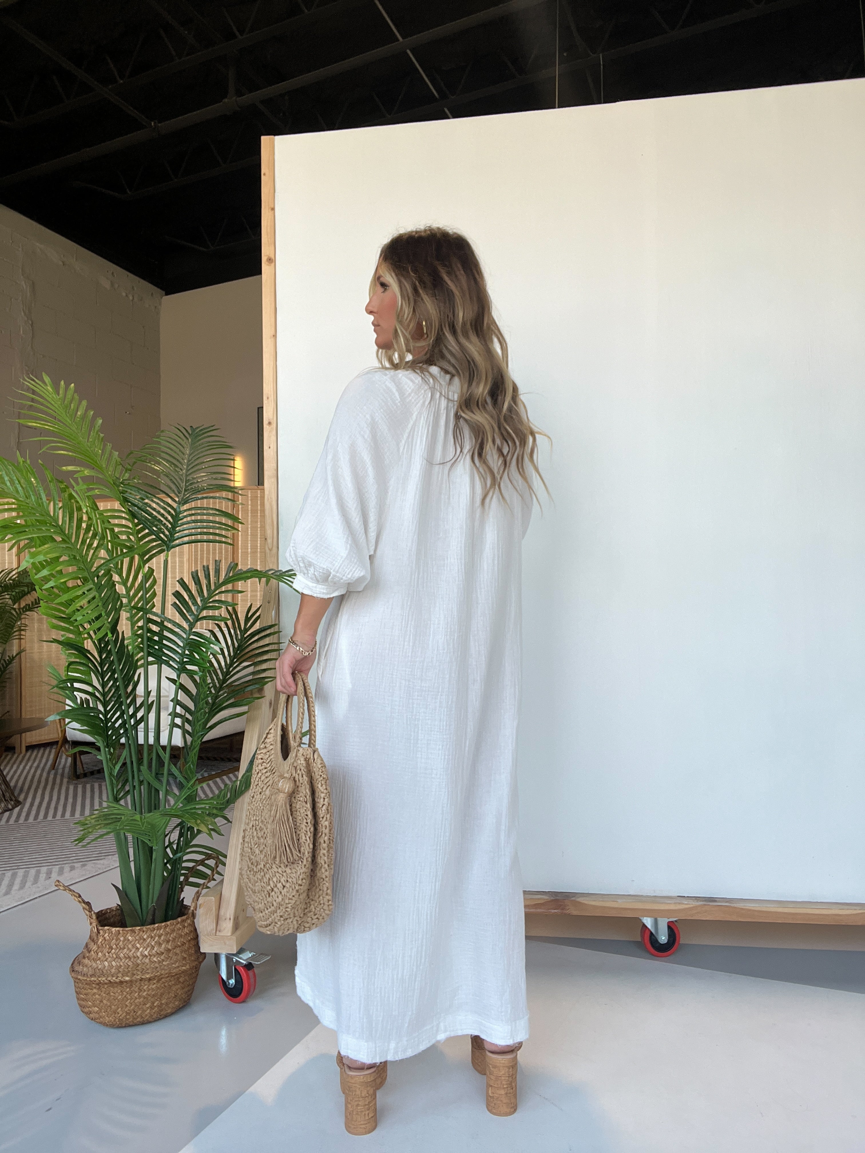 Turks Mumu Off White