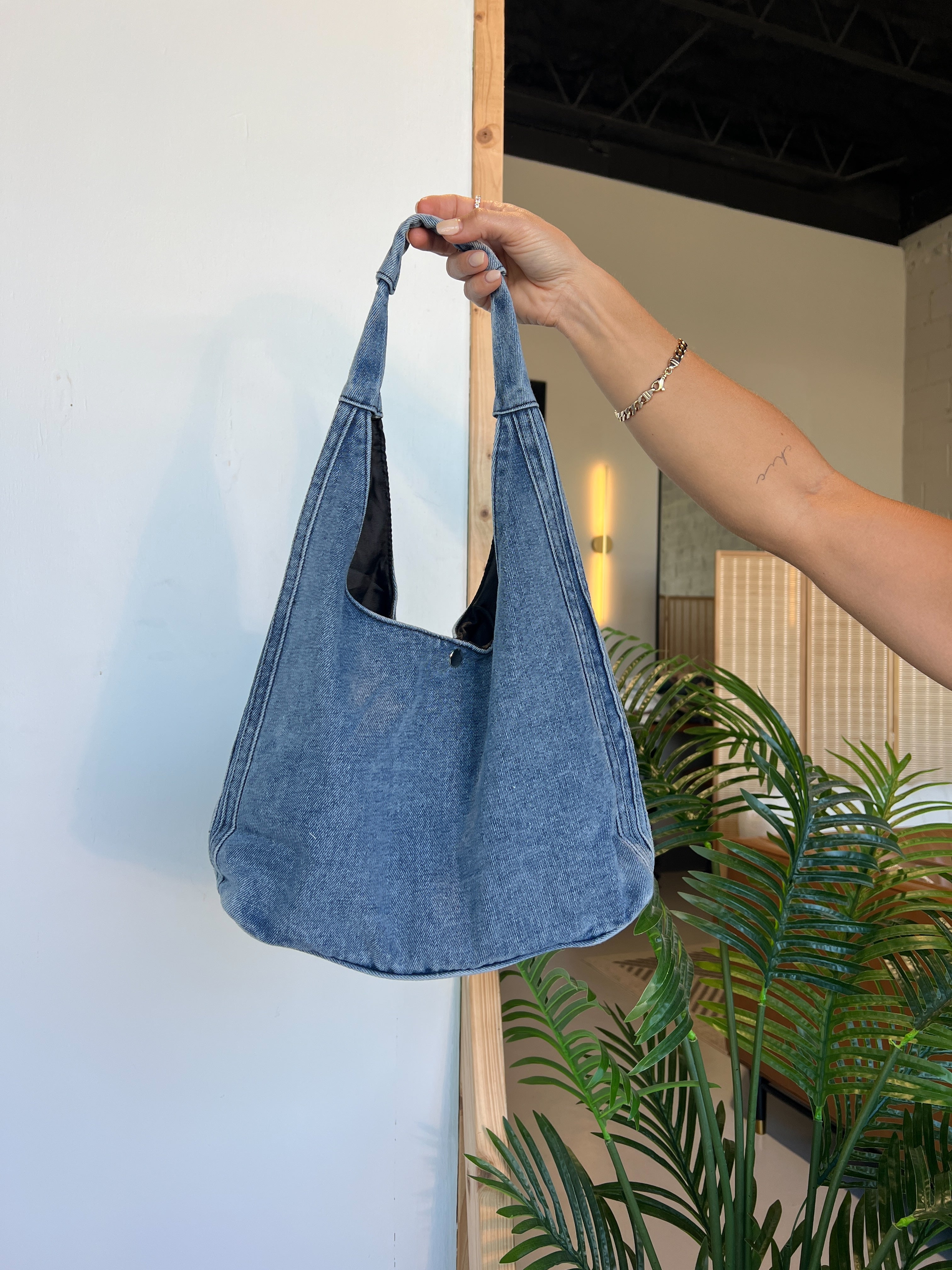 Denim Dreamer Hobo Bag Light Blue