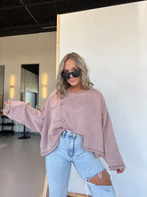 Load image into Gallery viewer, Mabel Knit Sweater Dusty Mauve
