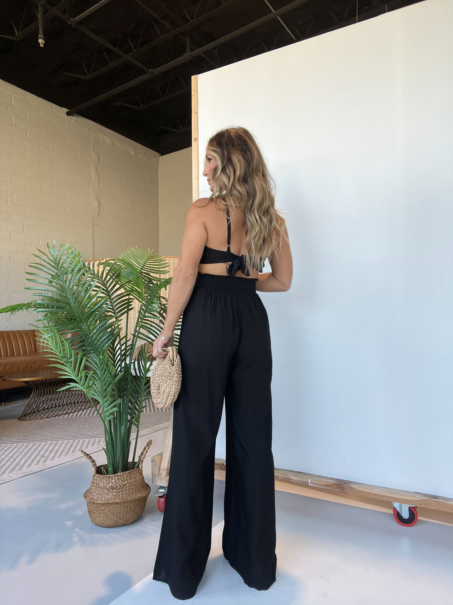 Easy Breezy Beach Pants Black