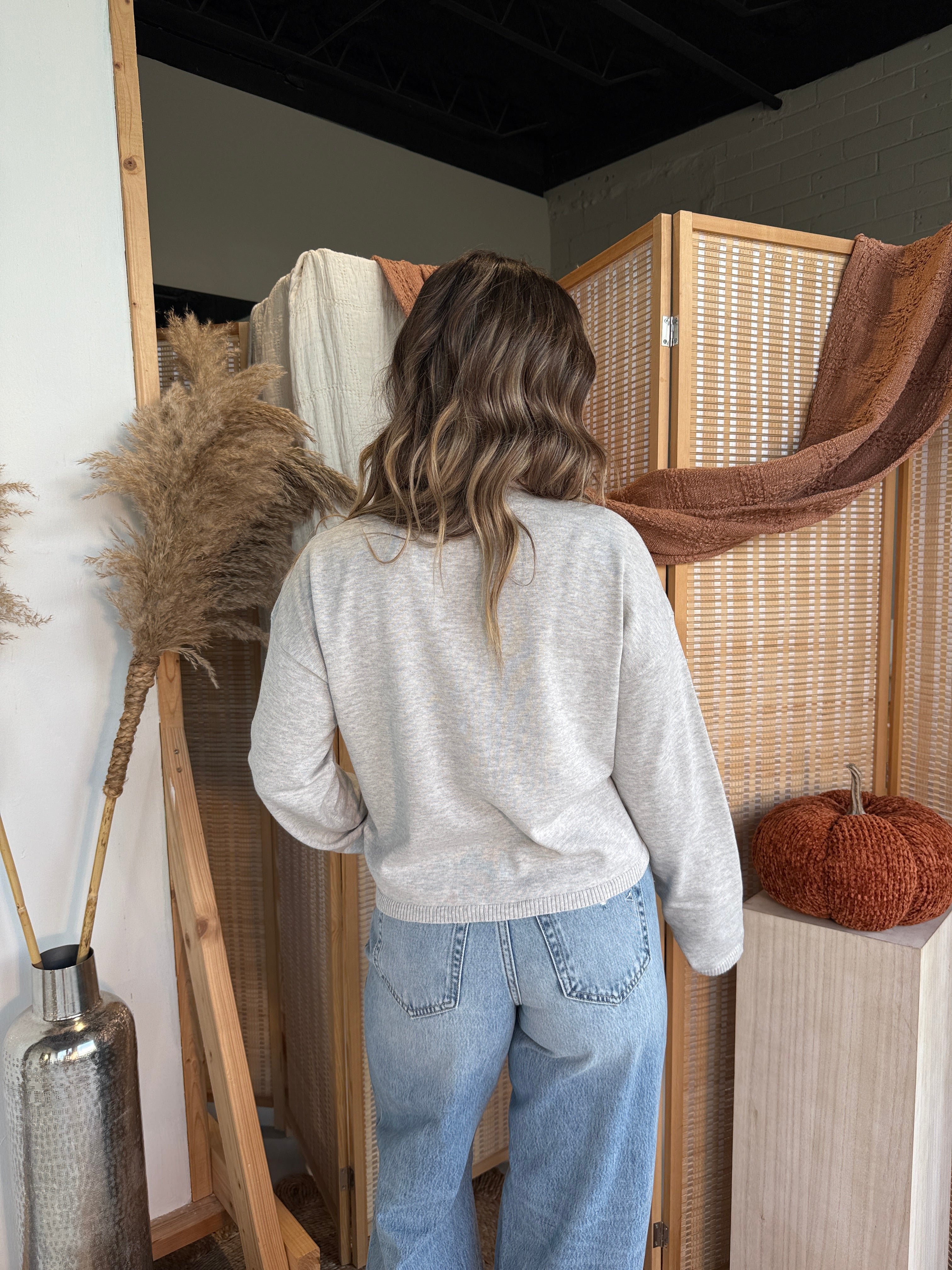 Maple Mist Cardigan Heather Grey