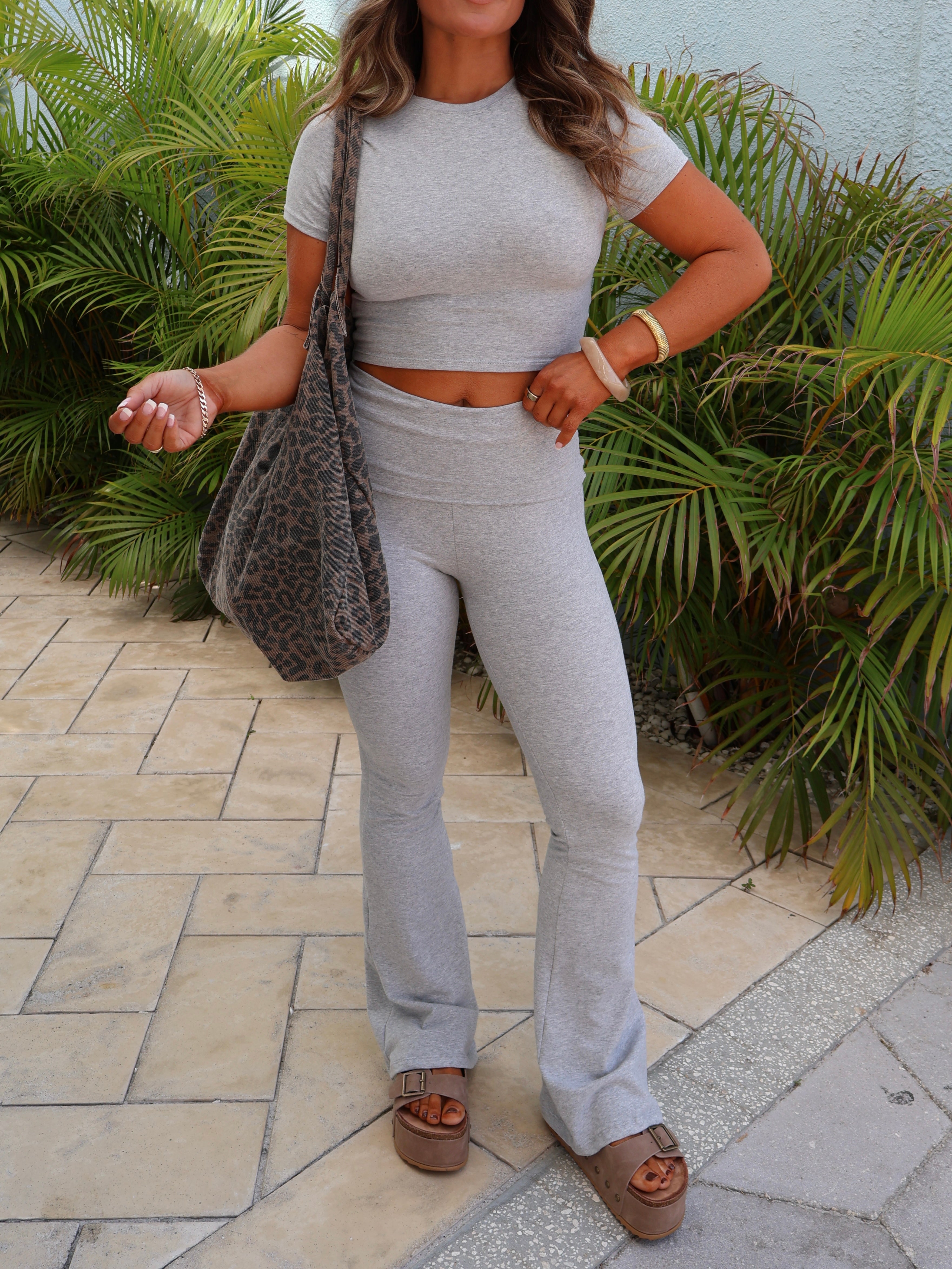 Cozy With You Set Heather Grey