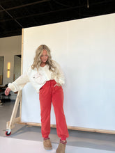 Load image into Gallery viewer, TIME TO ROLL JOGGERS CURRANT
