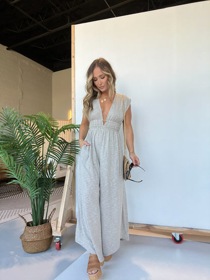 Benson Jumpsuit Grey