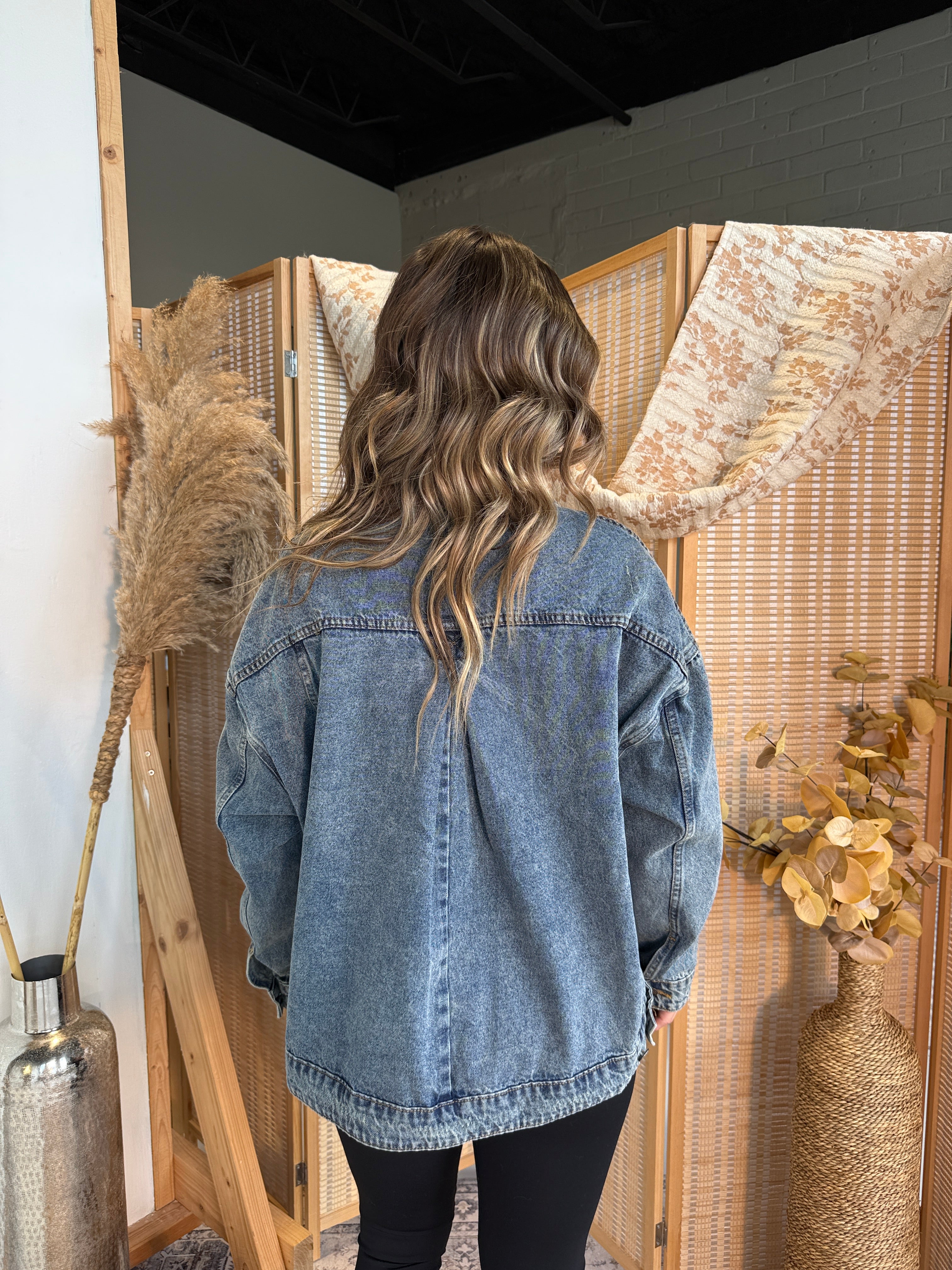 Word Around Town Denim Jacket