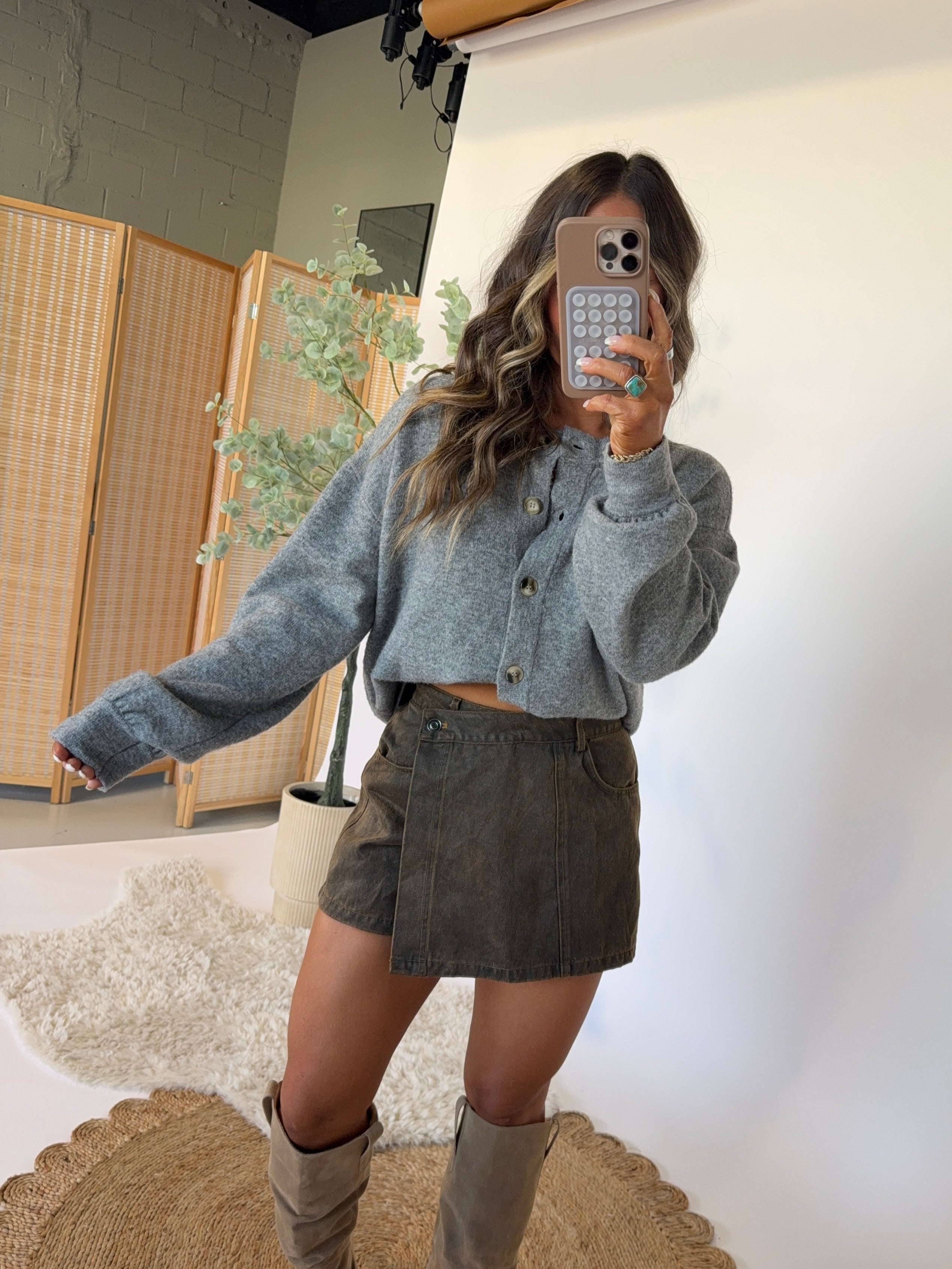 Carolina Views Wrap Skort Brown