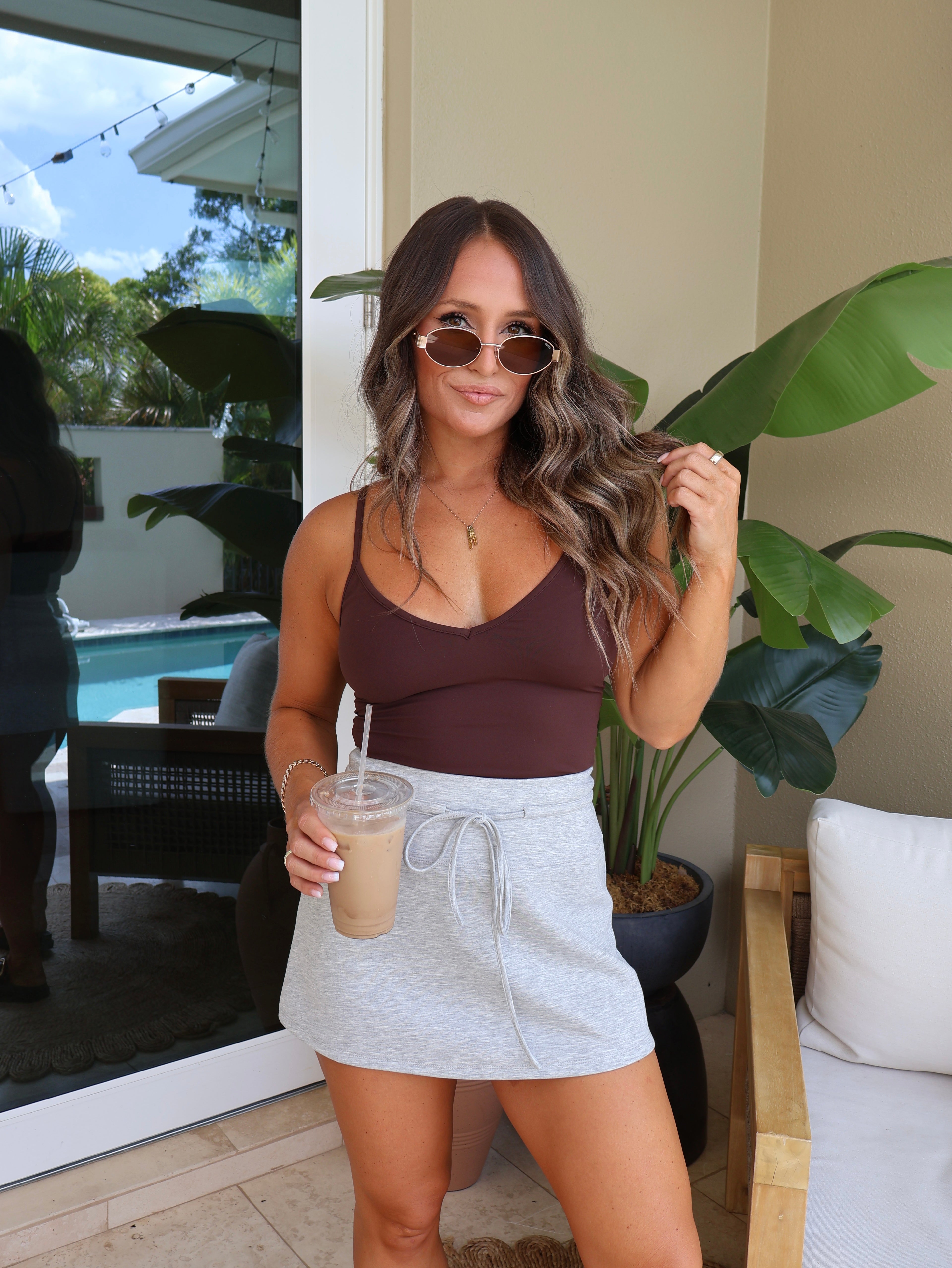 Cameron Basic Tank Dark Brown