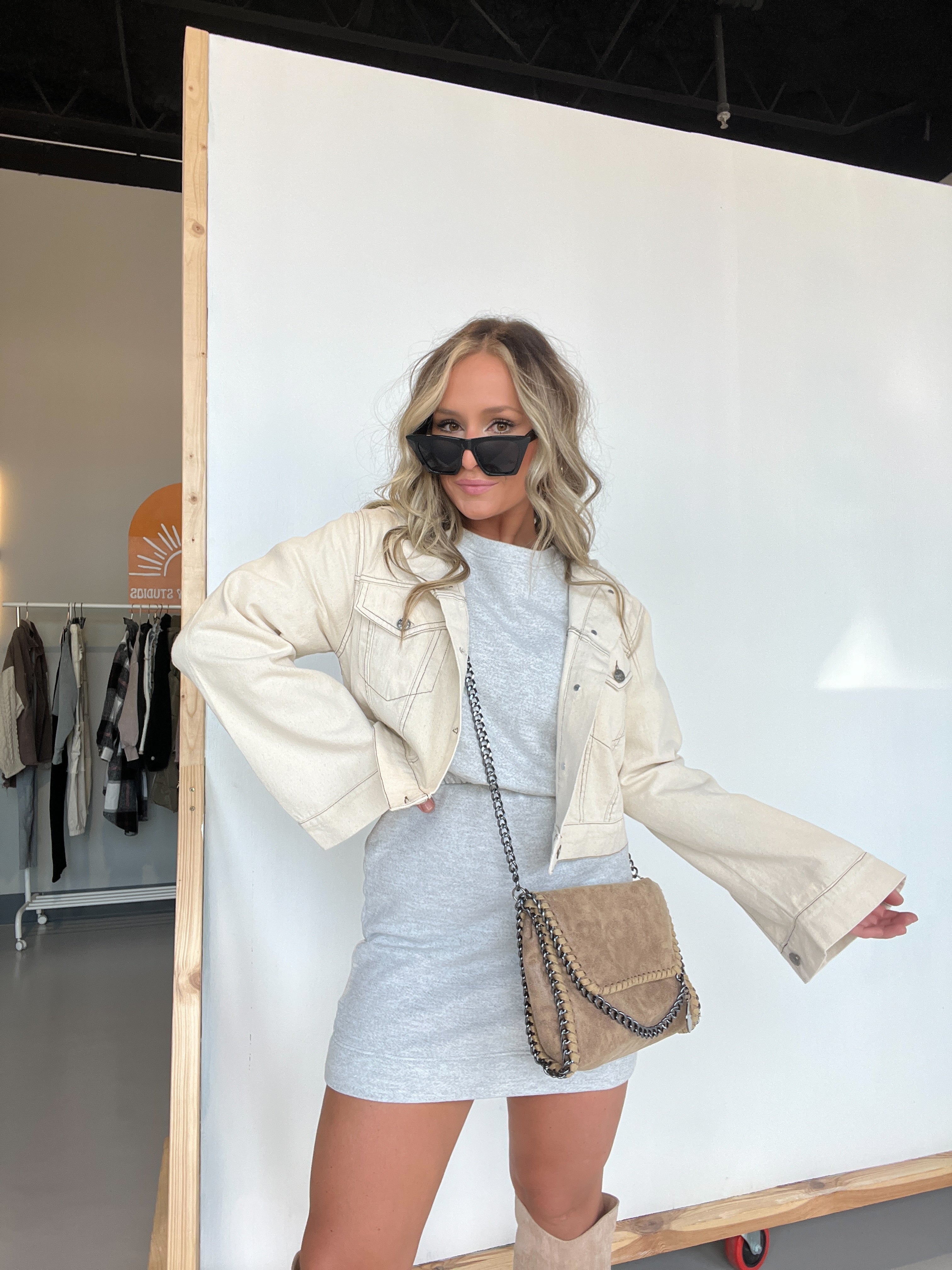 Trixie Sweatshirt Mini Dress