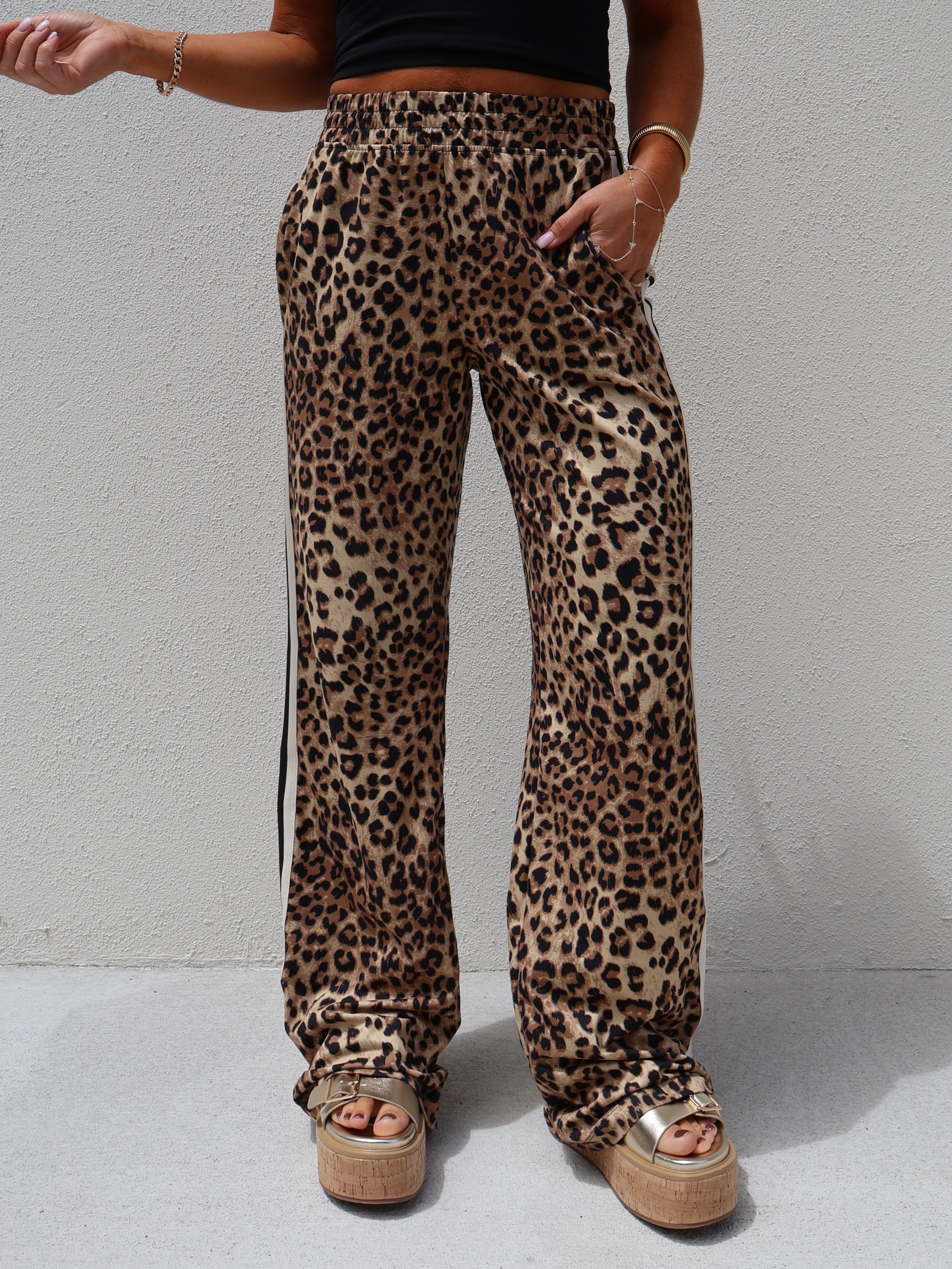 Feline Lounge Pants Leopard