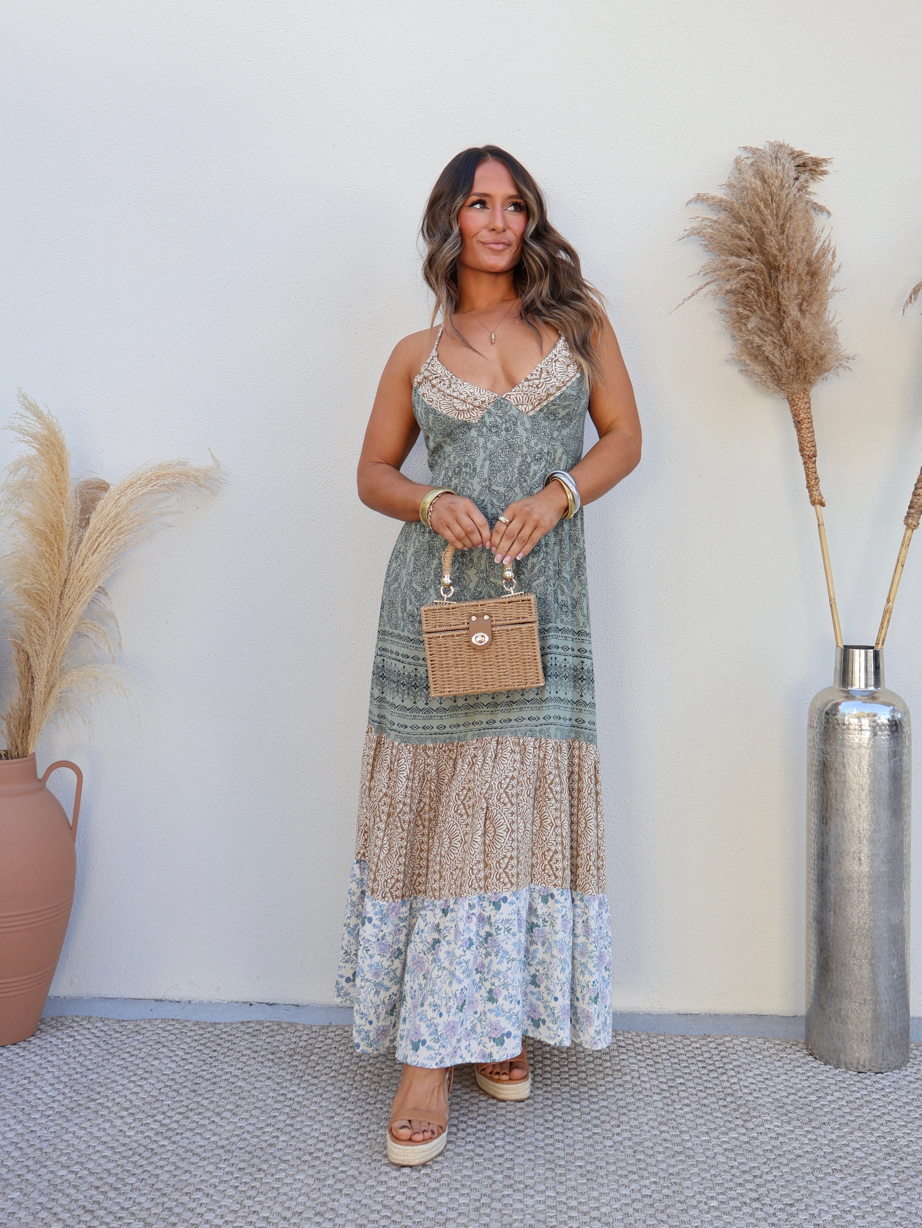 Dawn Before Daylight Maxi Dress Jade