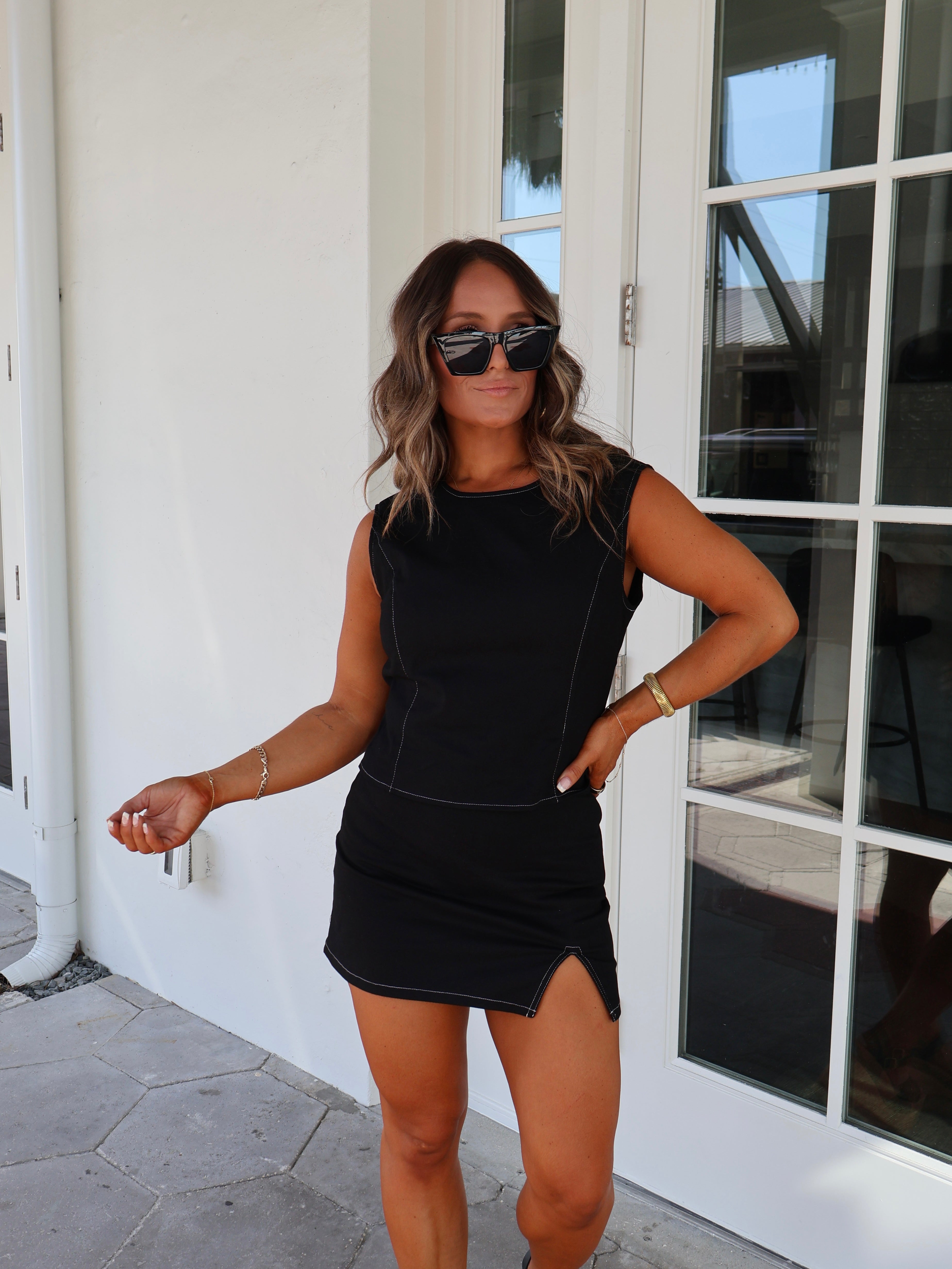 Date Night Denim Set Black