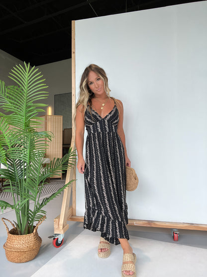 Bohemian Mermaid Jumpsuit Black