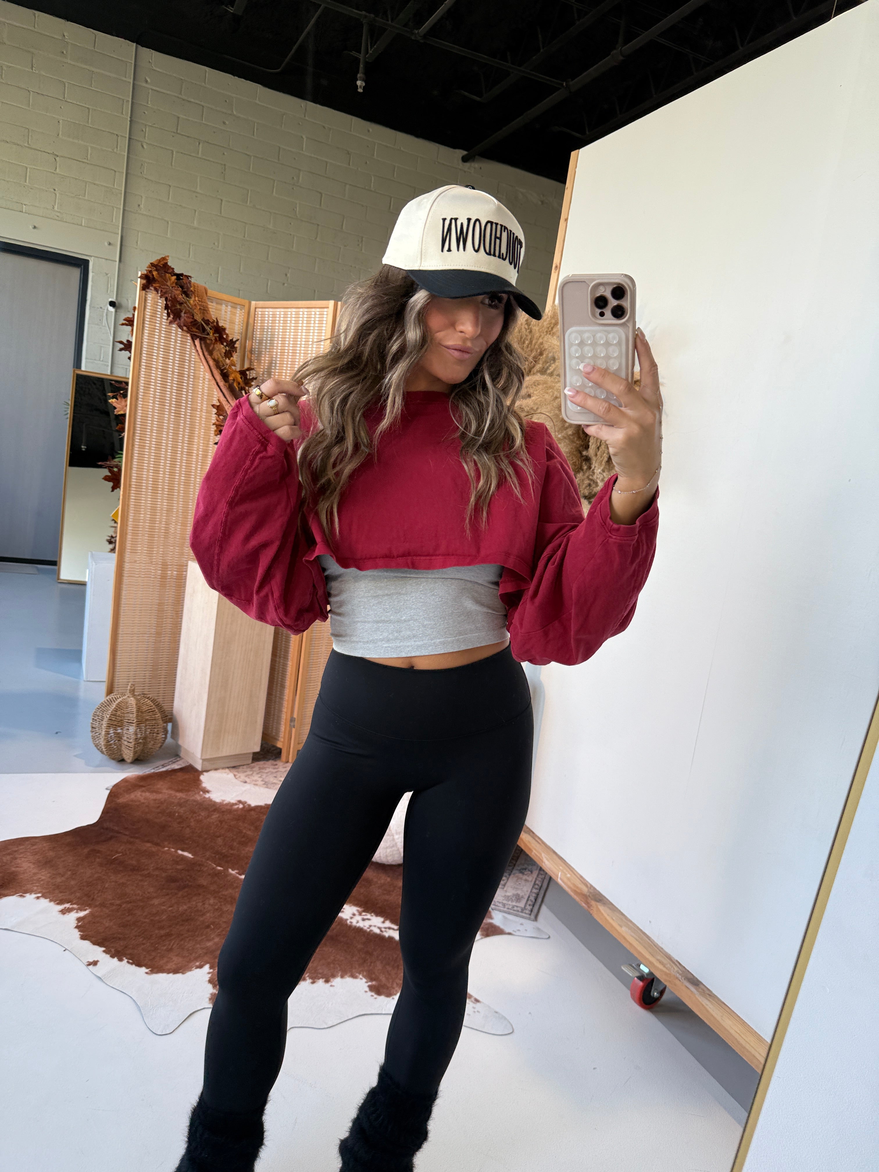 Touchdown Trucker Hat Black