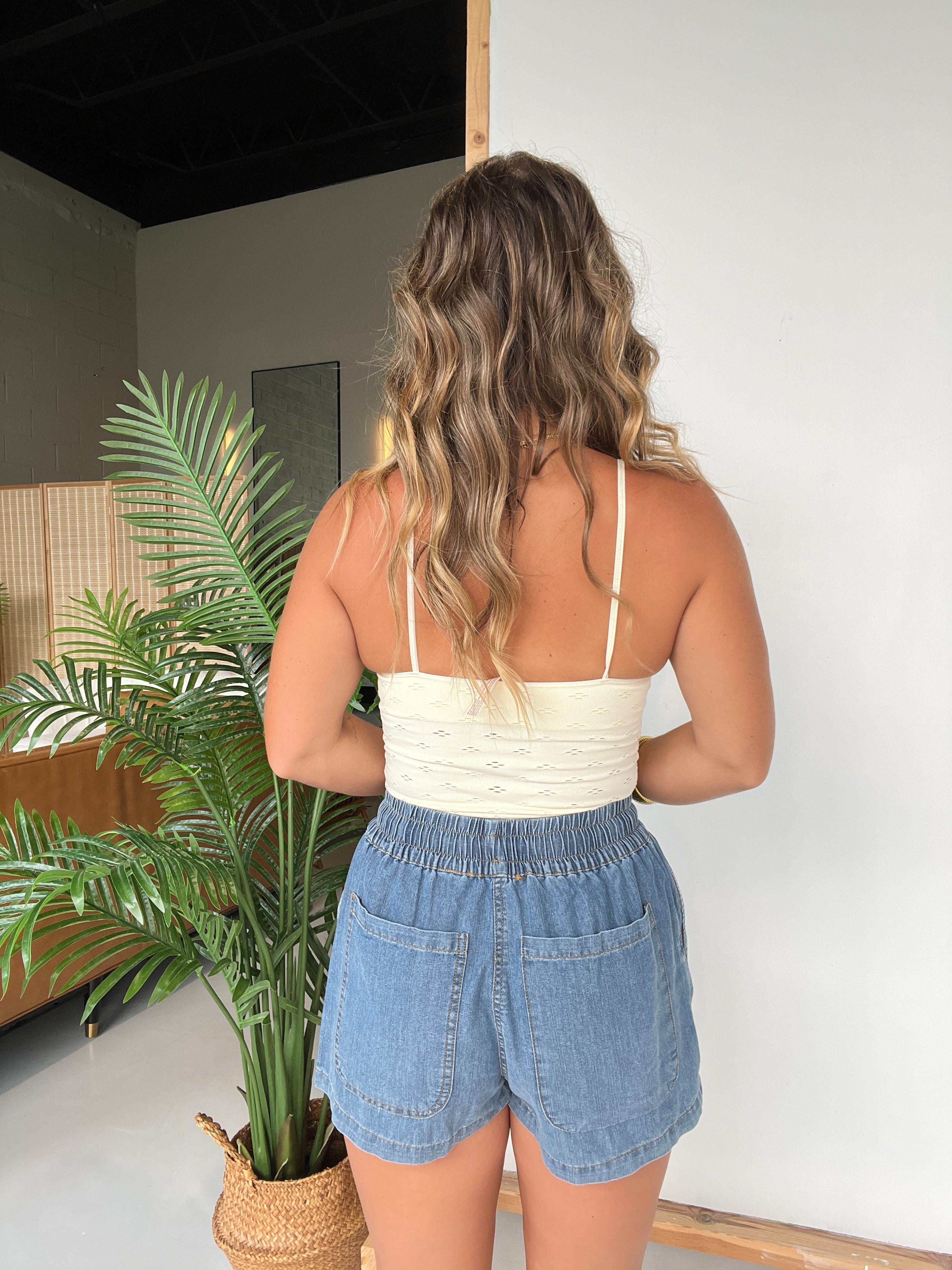 Tilly Casual Skort Washed Denim