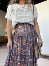 Load image into Gallery viewer, Follow You Til November Maxi Skirt Grey/Rust
